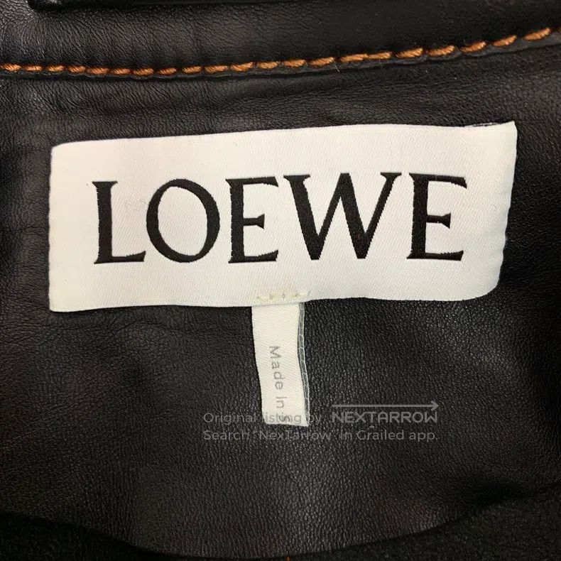 Loewe Loewe Black Sheepskin Lapel Single-breasted Long Sleeve Le Size XS / US 0-2 / IT 36-38 - 5 Thumbnail