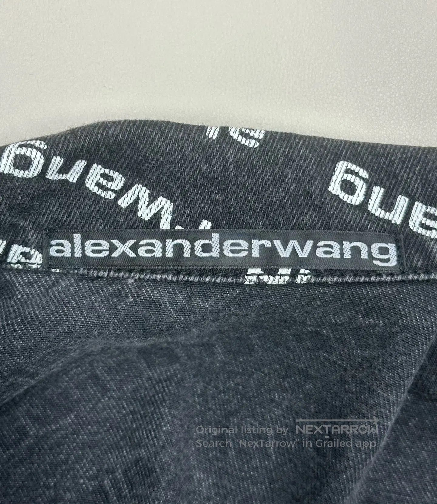Alexander Wang Alexander Wang Black Denim Jacket with Bullet Print| Size US XS / EU 42 / 0 - 3 Thumbnail