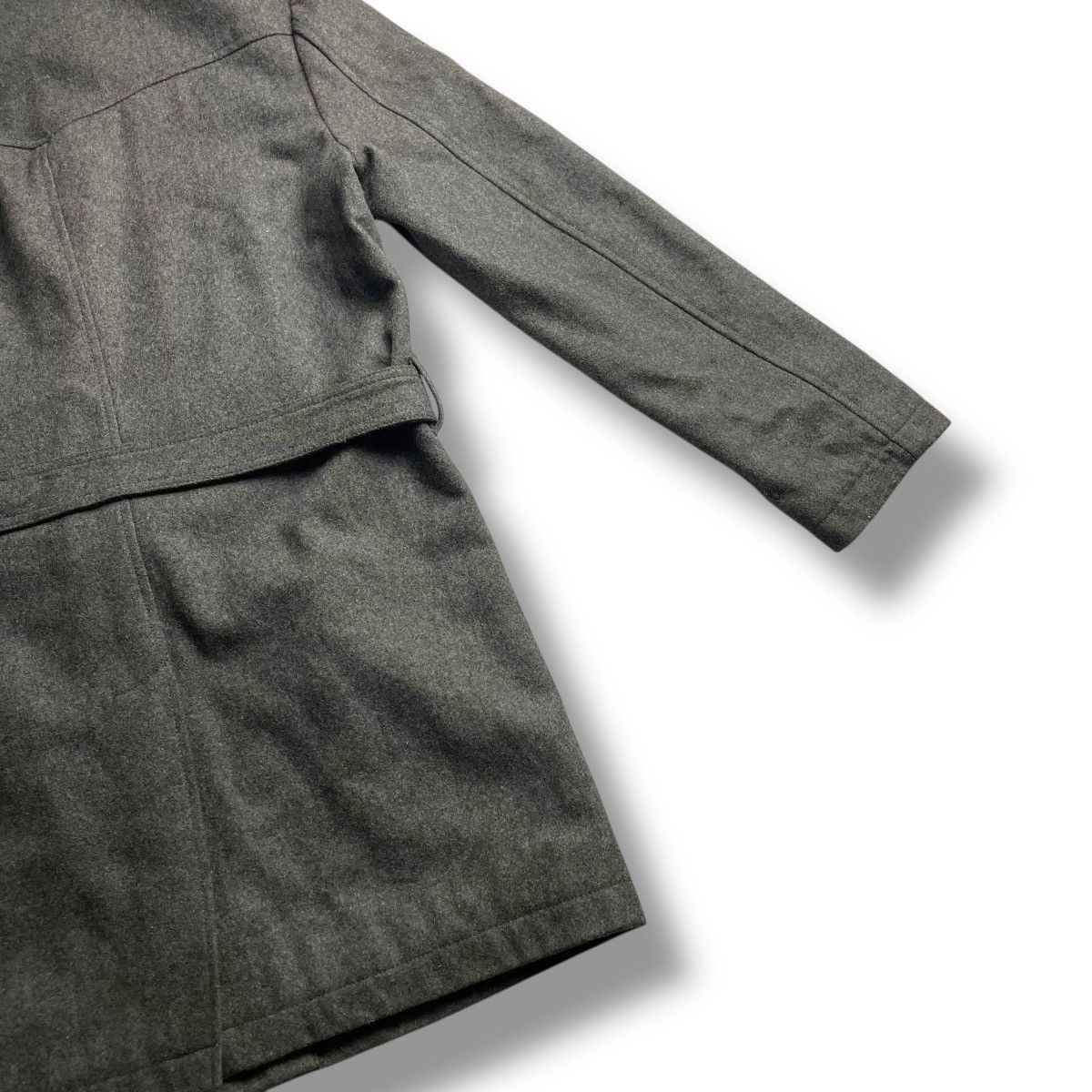 If Six Was Nine 🇯🇵 SEMANTIC DESIGN PUNK AVANT GARDE BELTED WOOL TRENCH COAT Size US L / EU 52-54 / 3 - 9 Thumbnail