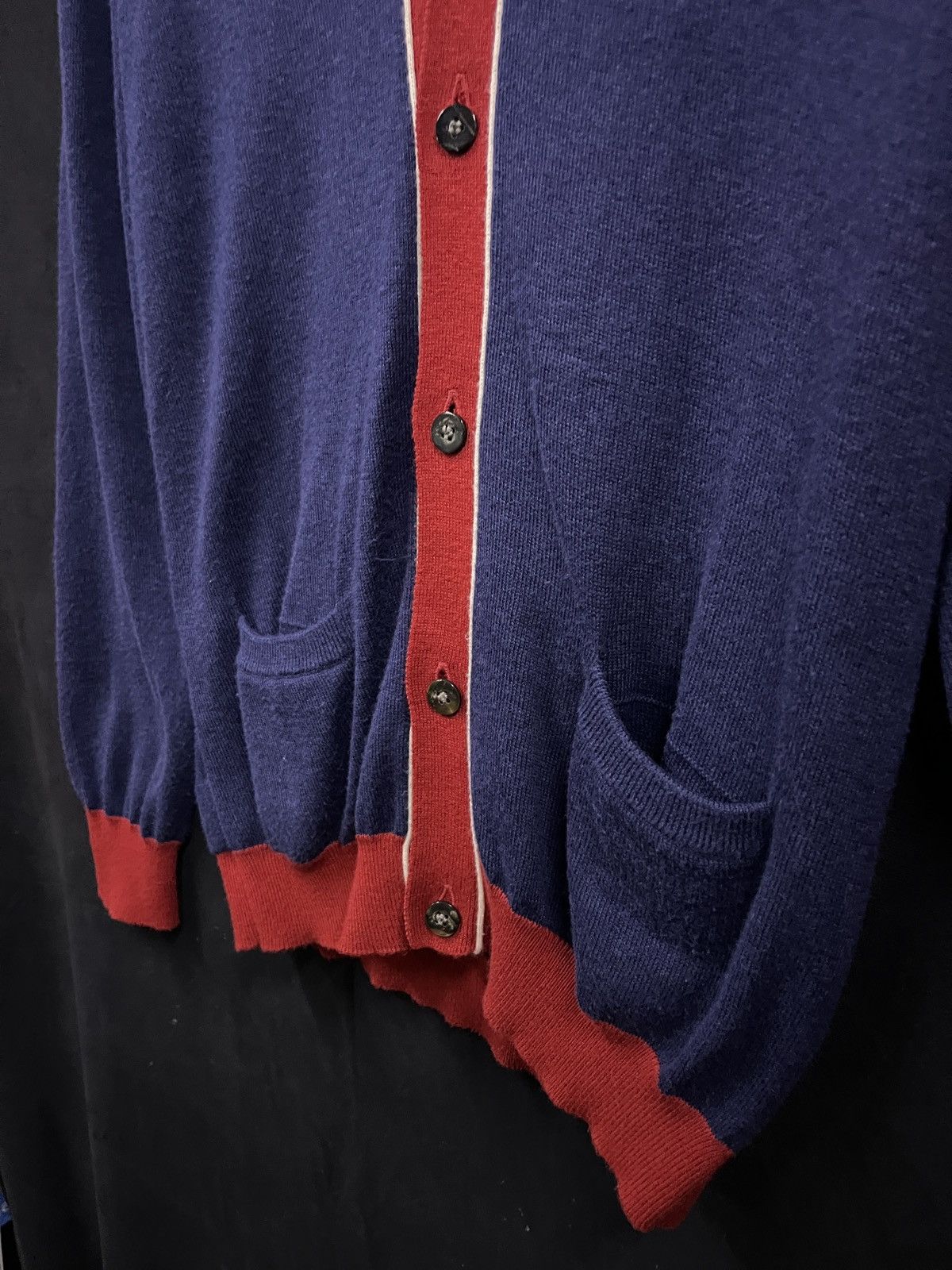 Fred Perry × Raf Simons RARE ! WOMEN FREDPERRY CARDIGAN SWEATERS Size M / US 6-8 / IT 42-44 - 5 Thumbnail