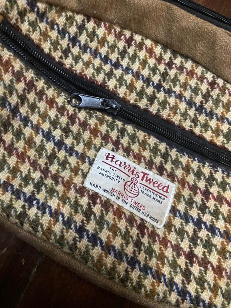 Designer × Harris Tweed Unisex🔥Harris tweed waist bag Size ONE SIZE - 3 Thumbnail