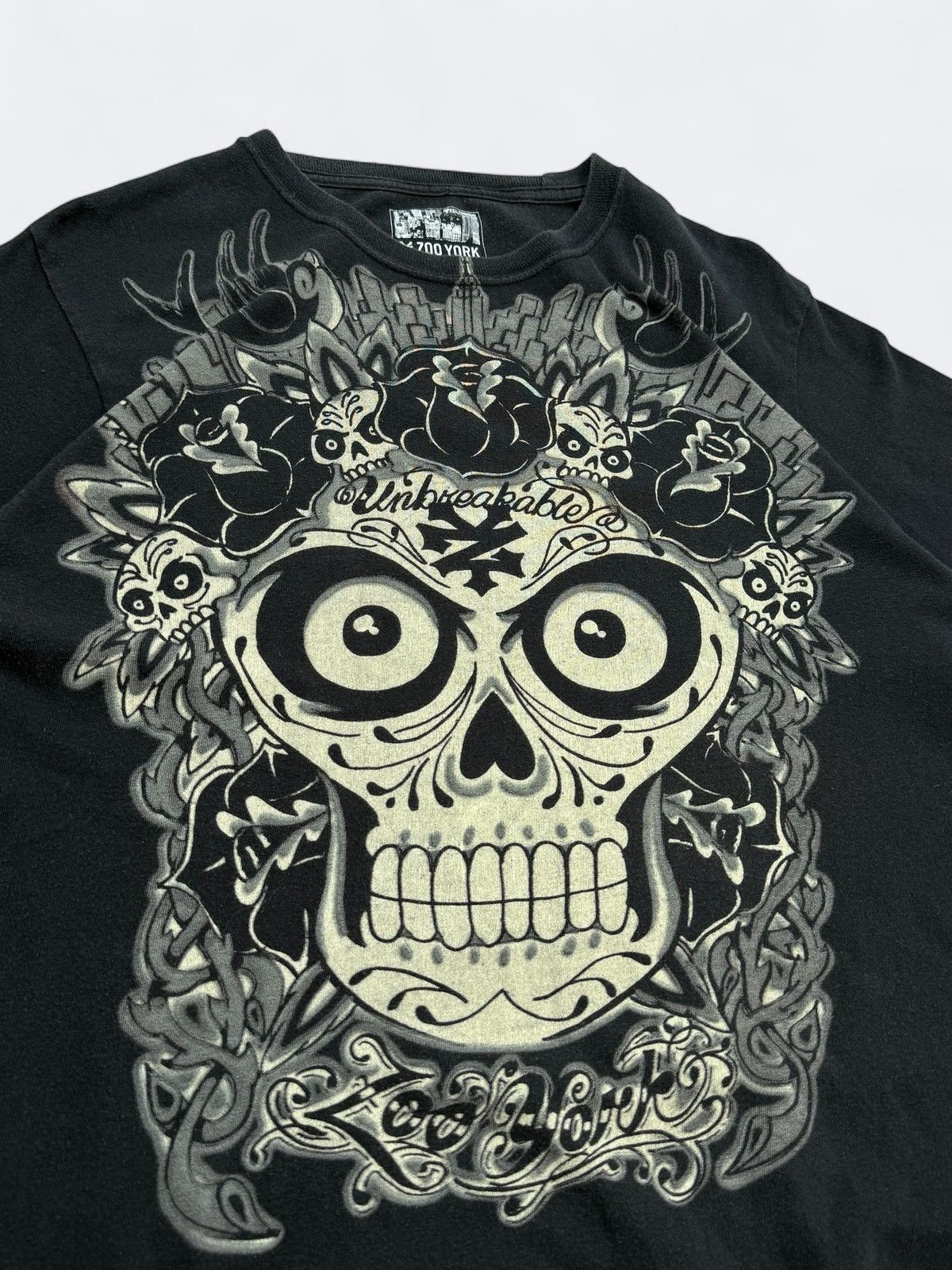 Zoo York Vintage Y2K Zoo York Jnco Style Skulls T-Shirt Size US L / EU 52-54 / 3 - 2 Thumbnail