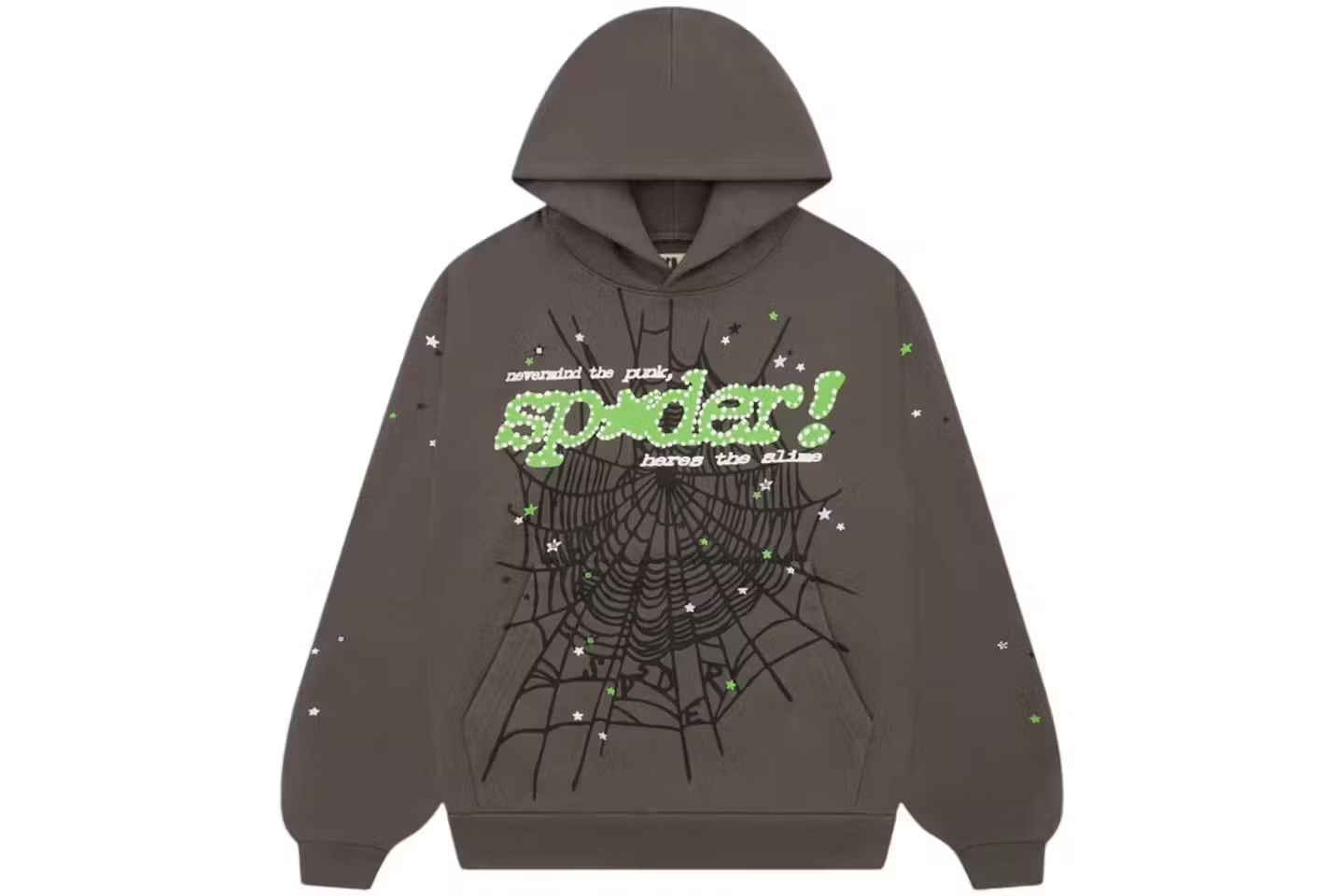 Sp5der Sp5der Hoodie V2 Slate Grey Size US XXL / EU 58 / 5 - 11 Thumbnail