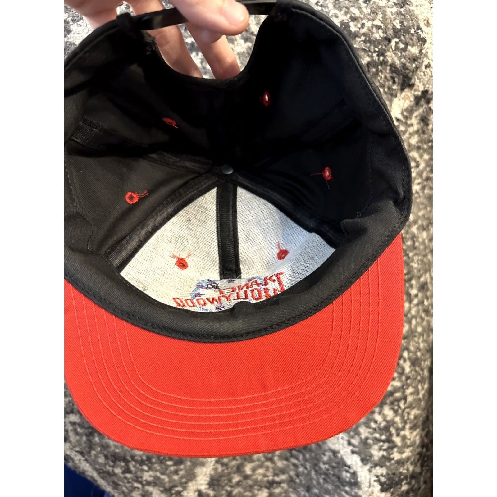 Planet Hollywood VINTAGE Planet Hollywood Hat Snapback Black Adjustable Mens Size ONE SIZE - 3 Thumbnail