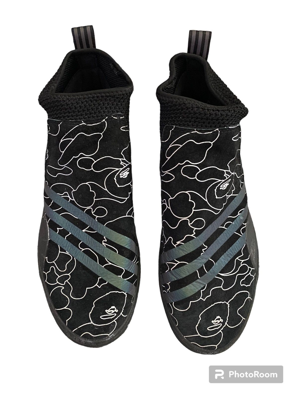 Bape A Bathing Ape x 3ST.002 'Core Black' Size US 8 / EU 41 - 2 Thumbnail