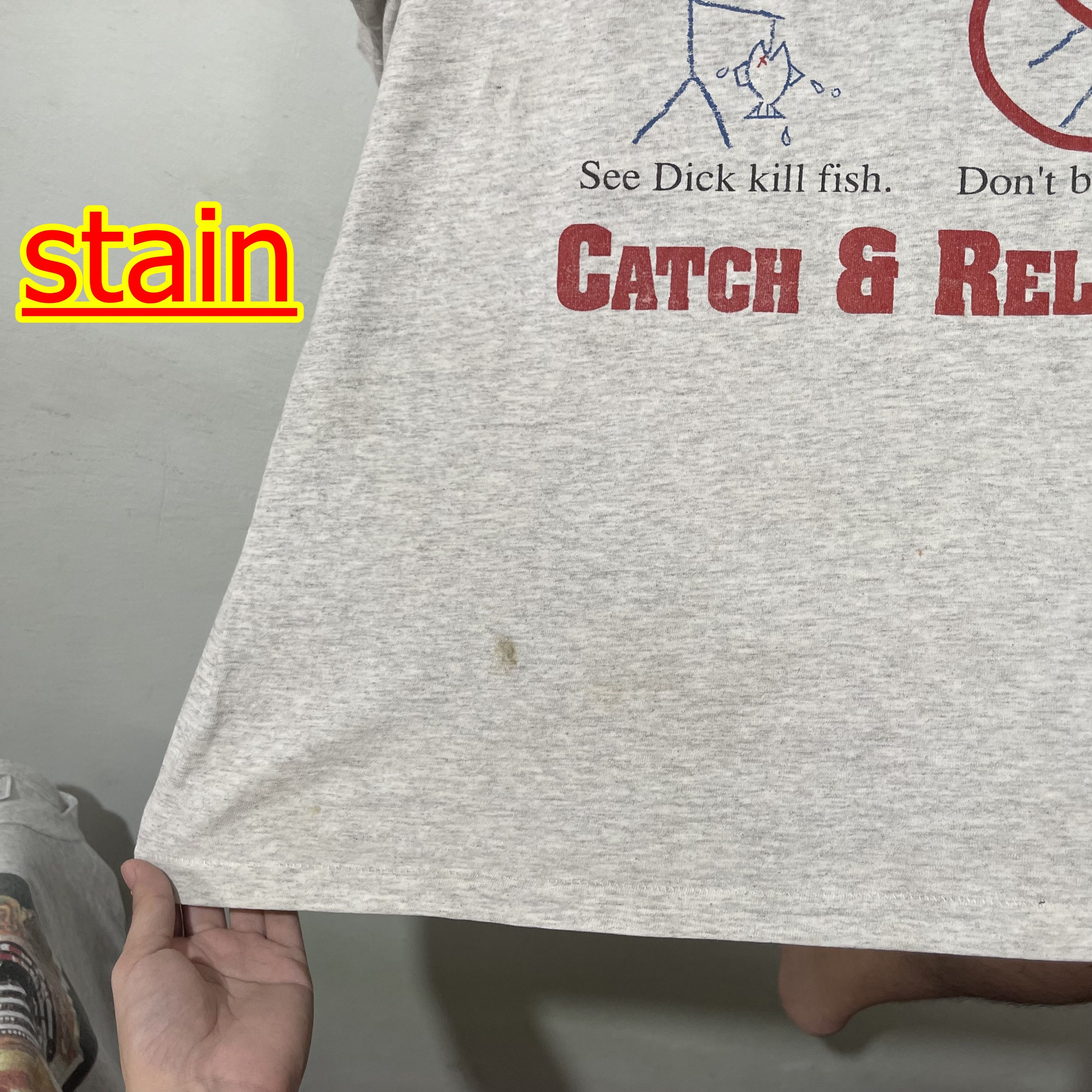 Vintage Vintage 1994 Catch & Relaese Fishing Shirt Size US L / EU 52-54 / 3 - 8 Thumbnail