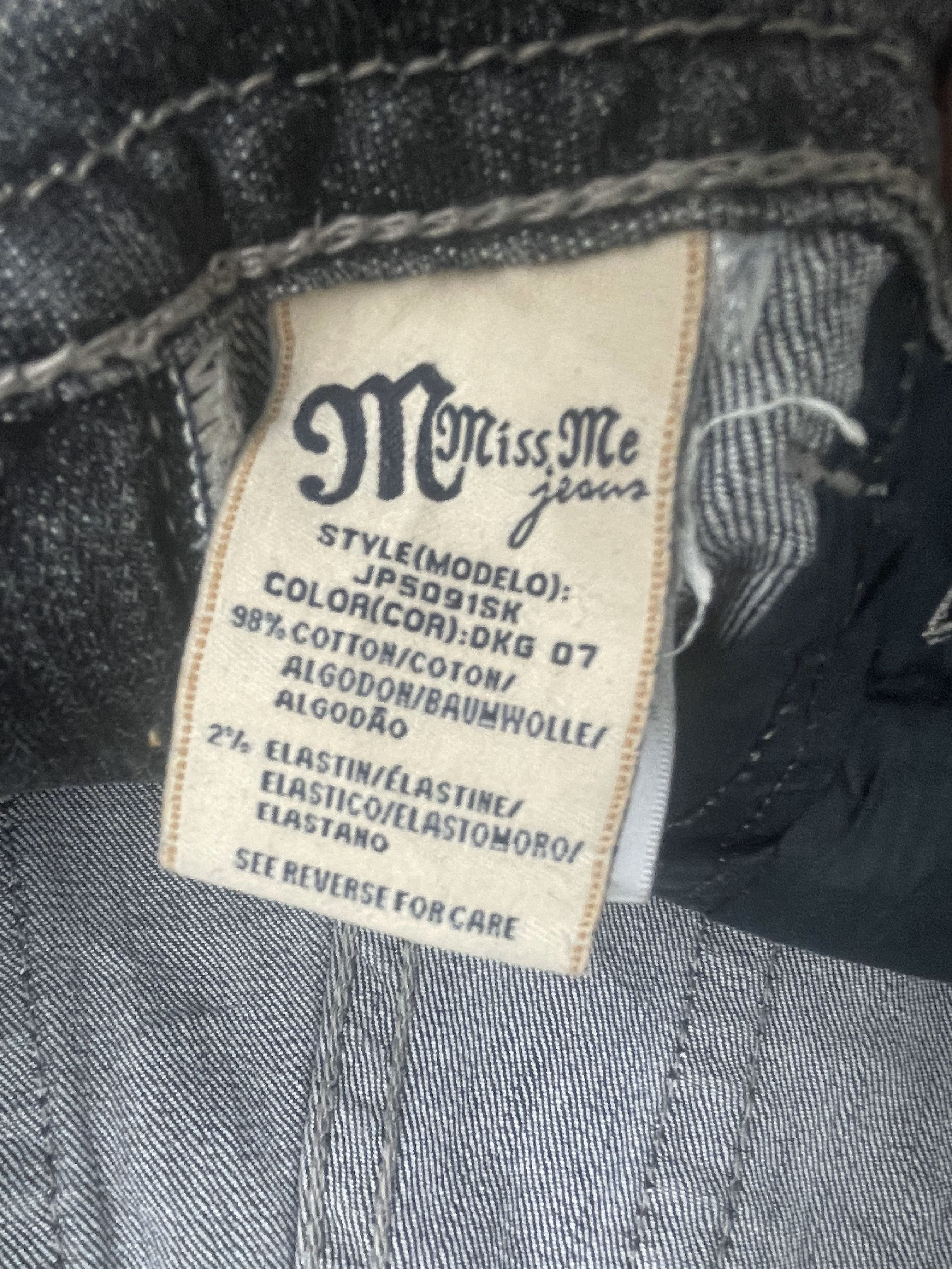 If Six Was Nine Miss Me Skiny Distresed Denim Size 30" / US 8 / IT 44 - 13 Thumbnail