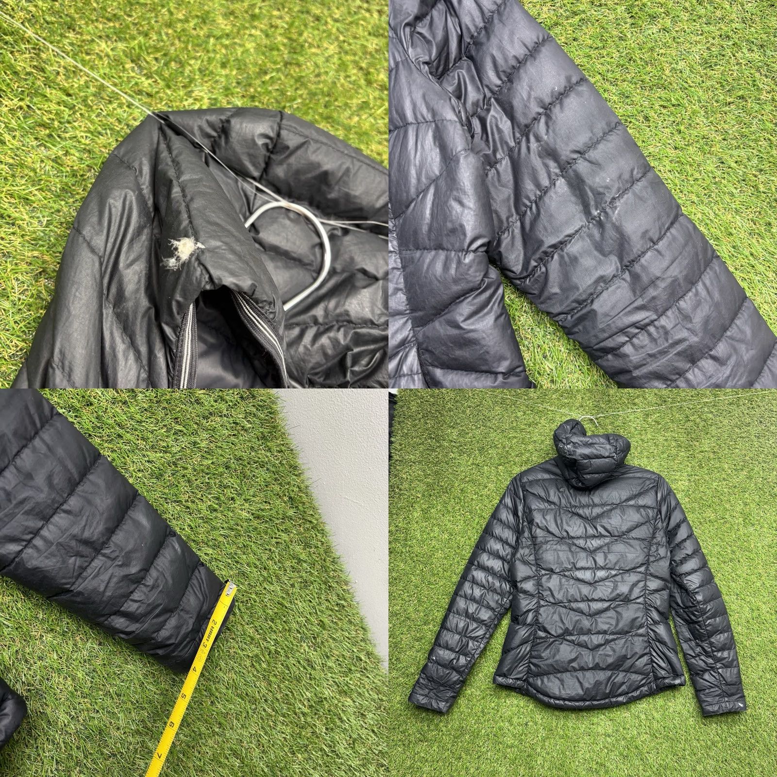 Vintage Lolë Down Puffer Jacket Mens Small Goose Fill Black Outdoor Hiking Zip Up Jacket Size US S / EU 44-46 / 1 - 8 Thumbnail