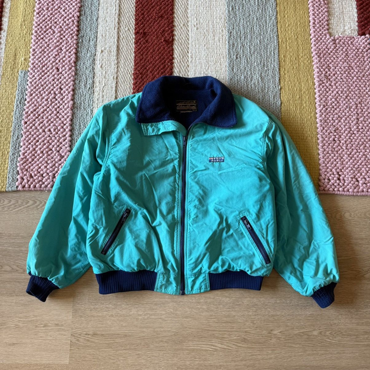 Eddie Bauer Vintage Eddie Bauer Fleece Lined Zip Up Jacket Medium Size US M / EU 48-50 / 2 - 1 Thumbnail