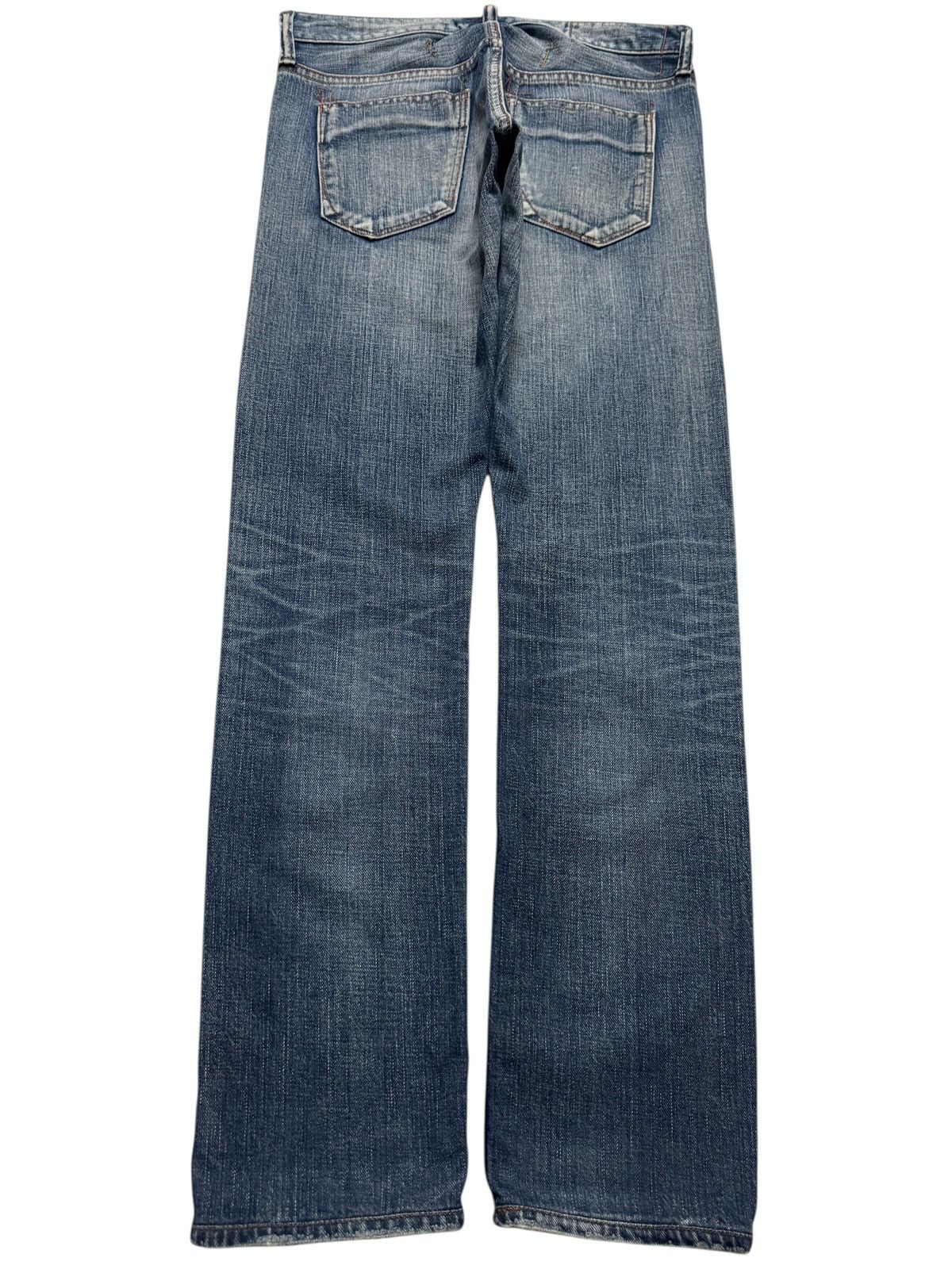 Vintage 💥SELVEDGE 90s💥JOHNBULL GRUNGE STONEWASH DISTRESS DENIM SLIM Size US 28 / EU 44 - 3 Thumbnail