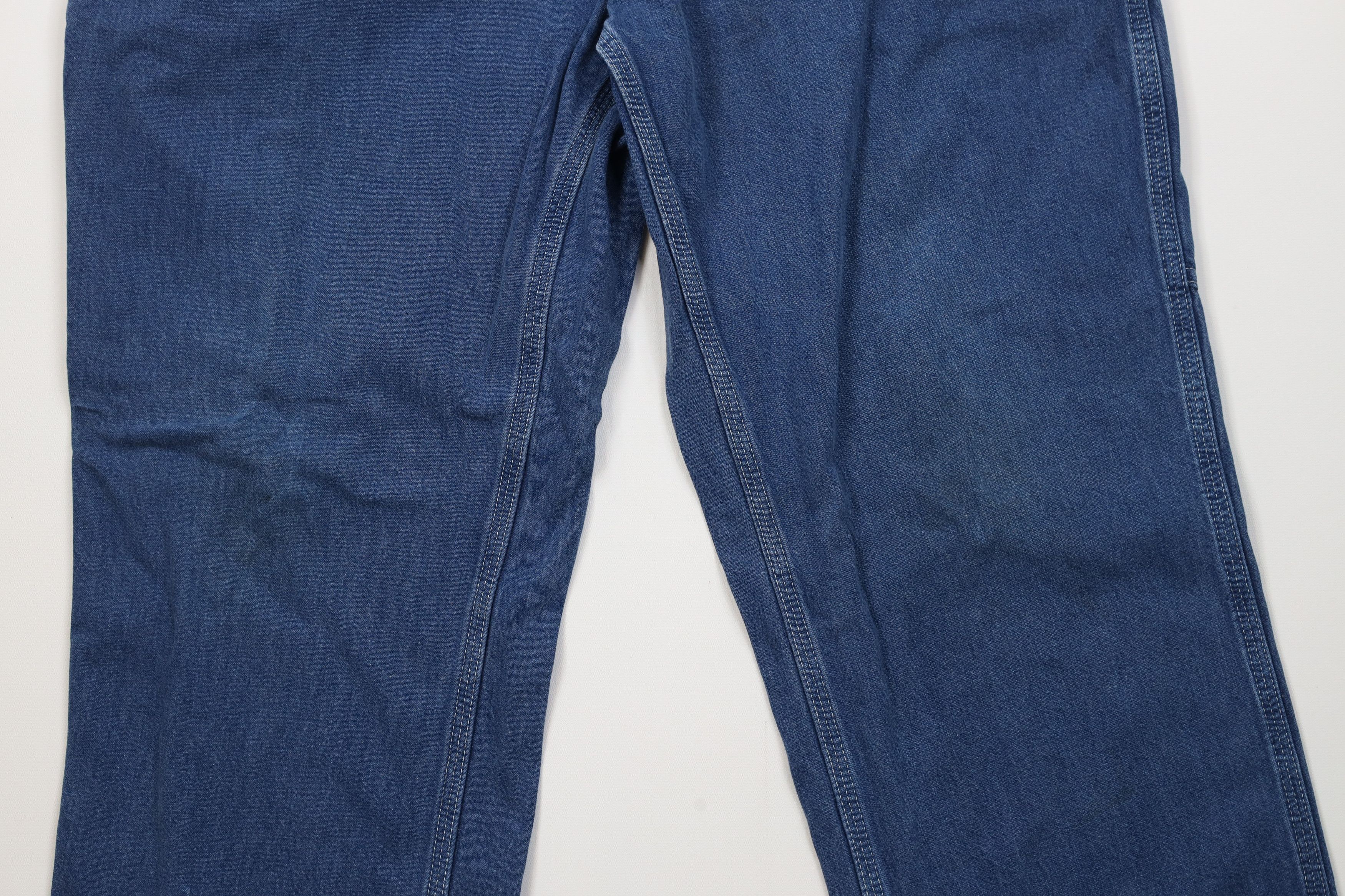 Carhartt Vintage Y2K Carhartt Wide Leg Dungaree Denim Jeans Blue Size US 40 / EU 56 - 3 Thumbnail