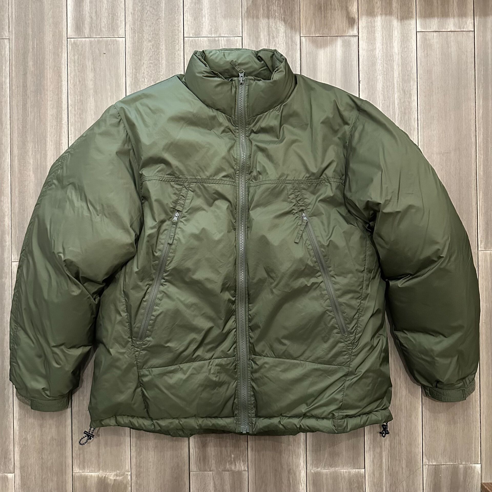 TAION Military Green Oversized Down Jacket Size US L / EU 52-54 / 3 - 1 Thumbnail