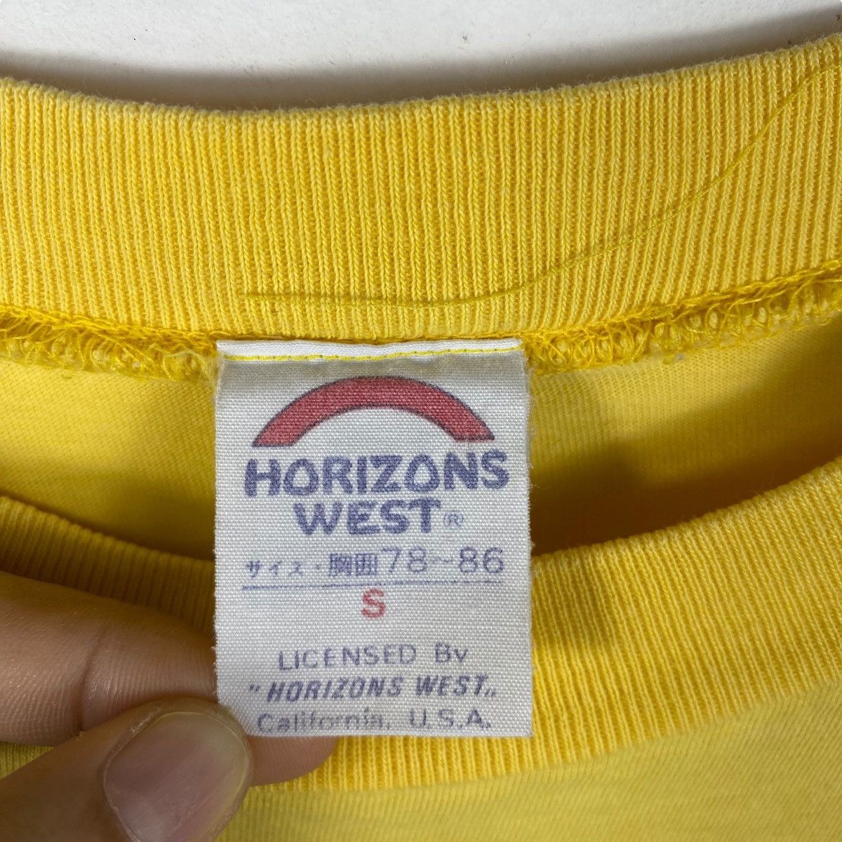 Vintage Vintage 80's HORIZON WEST CALIFORNIA Graphic Tee Shirt Small Size US S / EU 44-46 / 1 - 7 Thumbnail