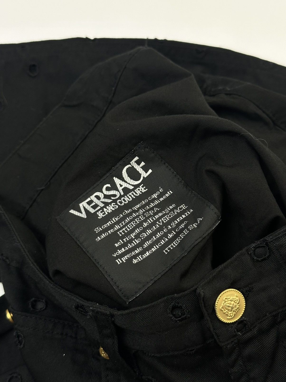 Versace Jeans Couture VERSACE Jeans Couture Perforated Pants Size 28" / US 6 / IT 42 - 11 Thumbnail