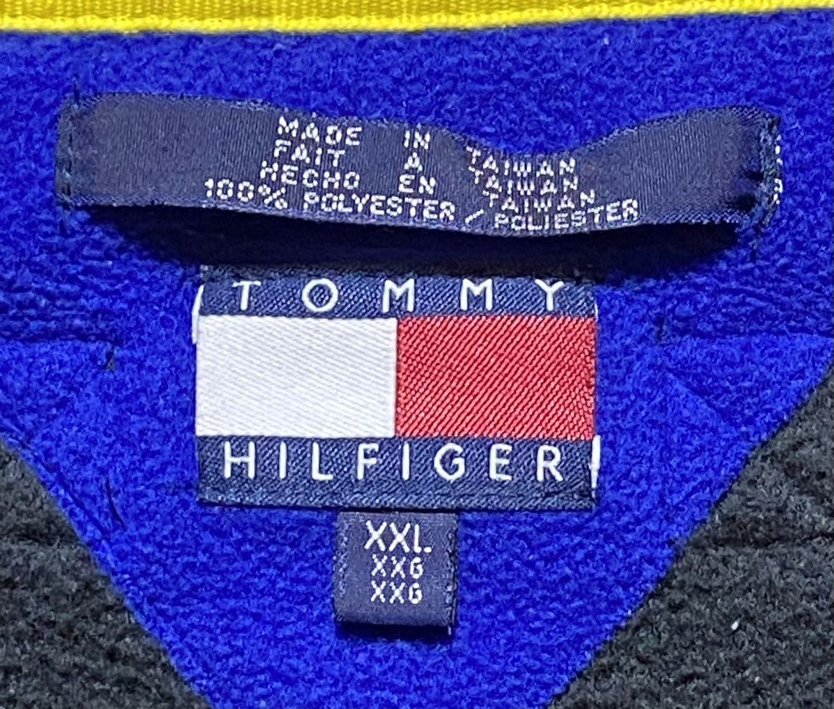 Tommy Hilfiger × Vintage Vintage 90’s Tommy Hilfiger Fleece Pullover sz 2XL Size US XXL / EU 58 / 5 - 10 Thumbnail
