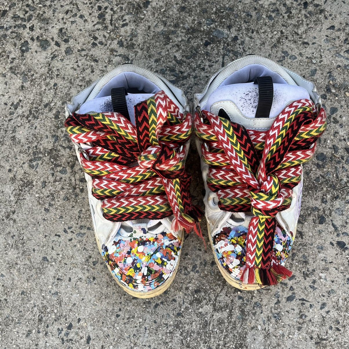 Gallery Dept. × Lanvin Lanvin Gallery Dept. Paint Splatter Curb Sneakers Size US 8.5 / EU 41-42 - 4 Thumbnail