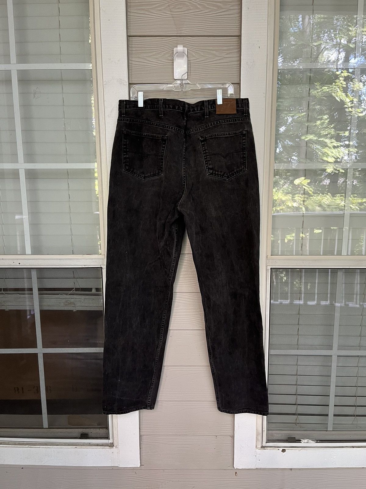 Guess × Vintage Vintage Guess Faded Black Jeans Size US 40 / EU 56 - 4 Thumbnail