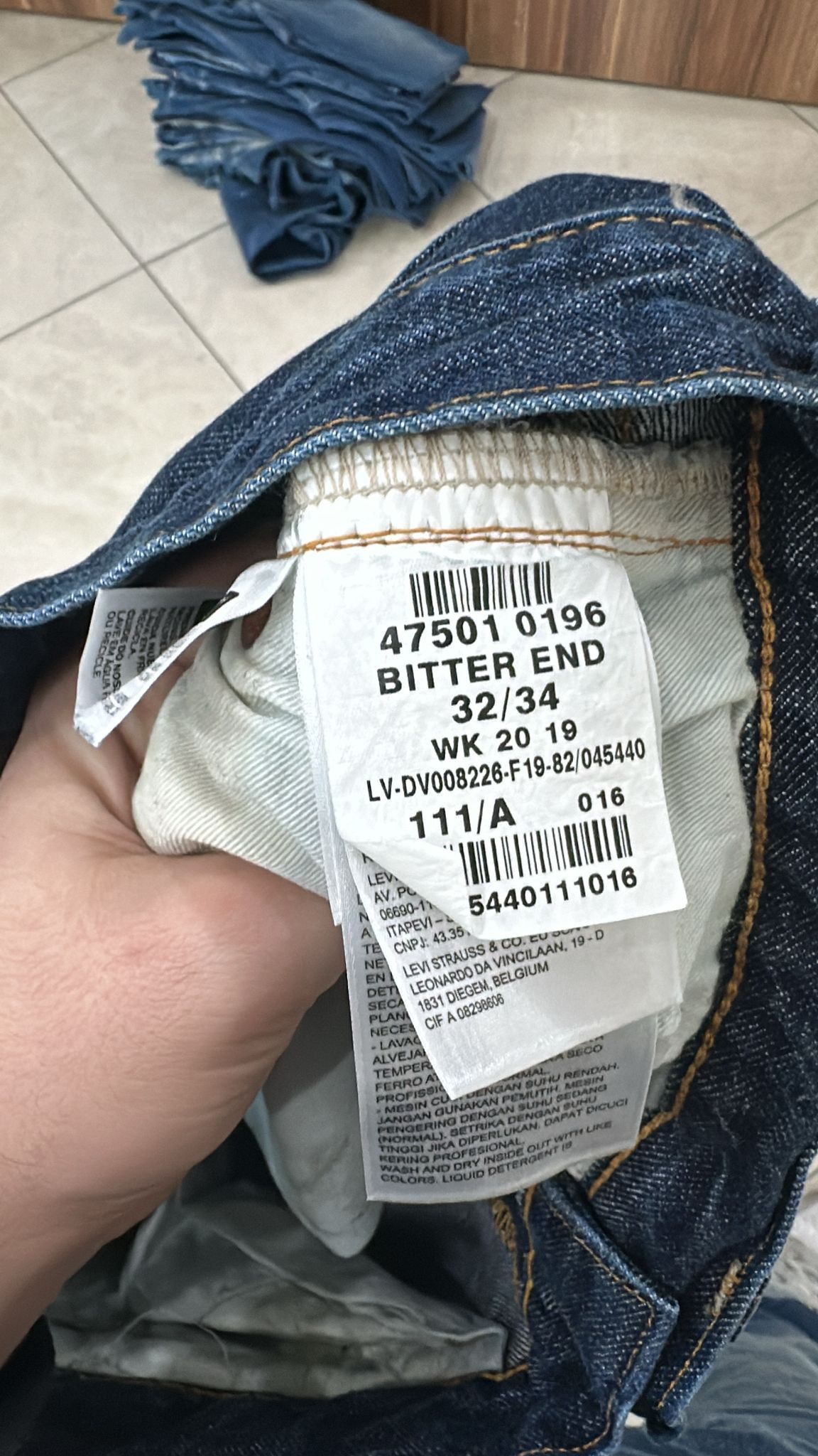 Levi's Vintage Clothing LVC Levi's Vintage Clothing 1947 501XX BigE Selvedge Jeans Size US 32 / EU 48 - 6 Thumbnail