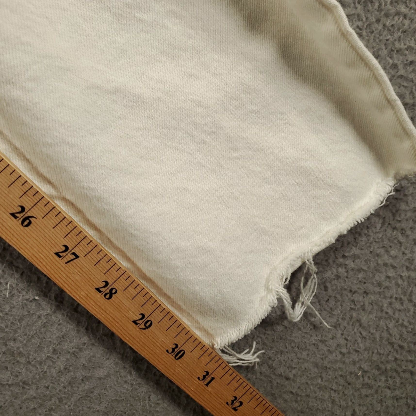 Levi's Levis 501 Jeans Womens 30x32 White Distressed Button Fringe Raw Hem Straight Fit Size 30" / US 8 / IT 44 - 6 Thumbnail