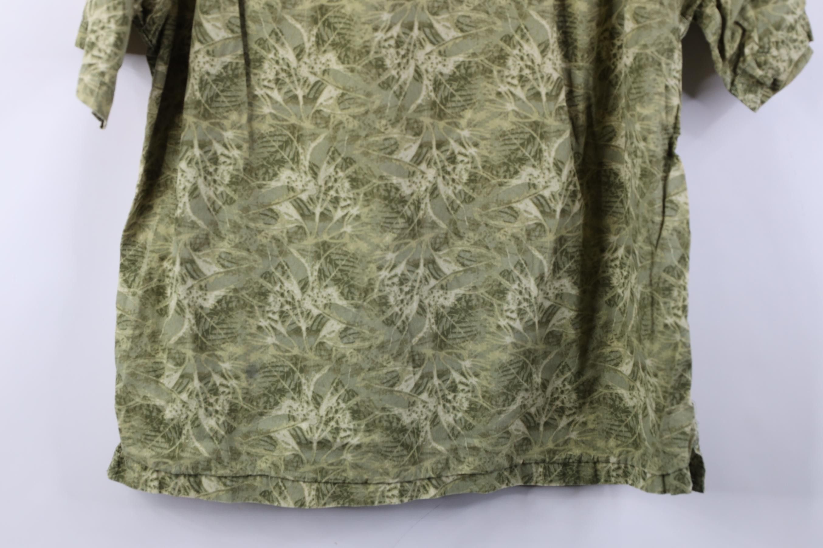 Gap Vintage 90s Gap Nature Leaf Beach Luau Hawaiian Button Shirt Size US S / EU 44-46 / 1 - 11 Thumbnail