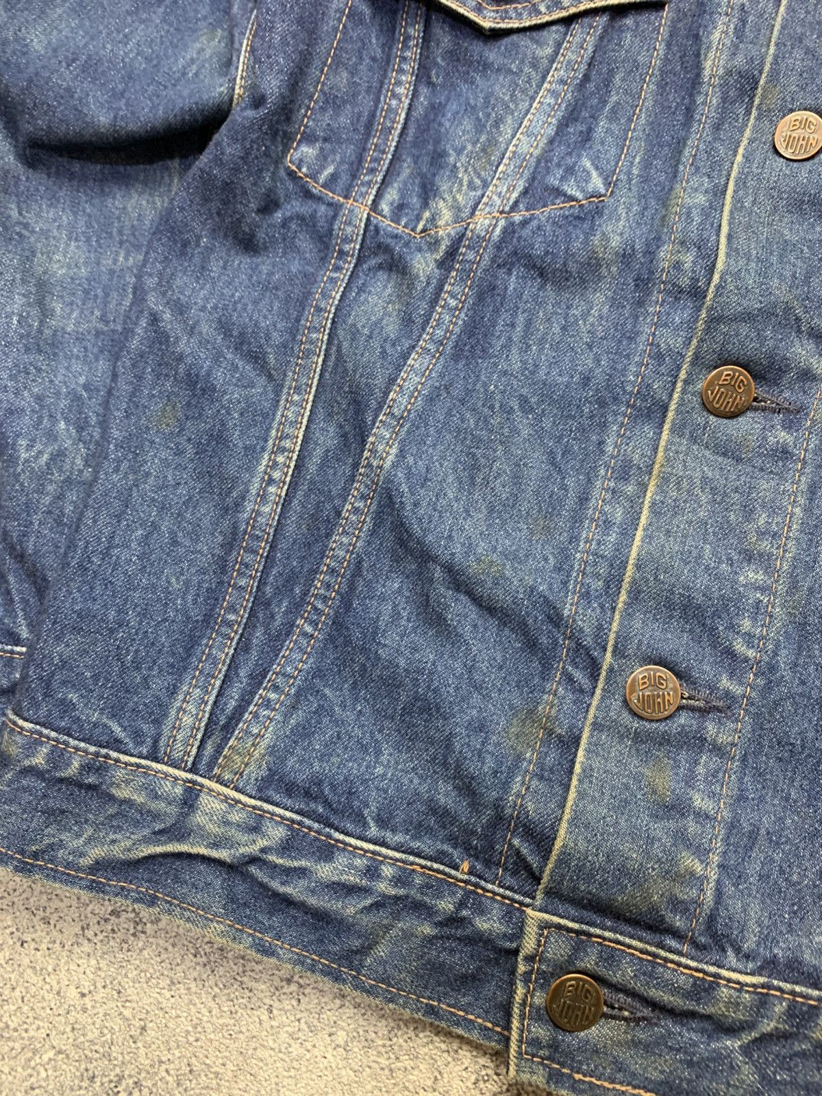 Big John 🐍SOLD🐍 Vintage Big John Japan - Denim Jacket Size US M / EU 48-50 / 2 - 8 Thumbnail