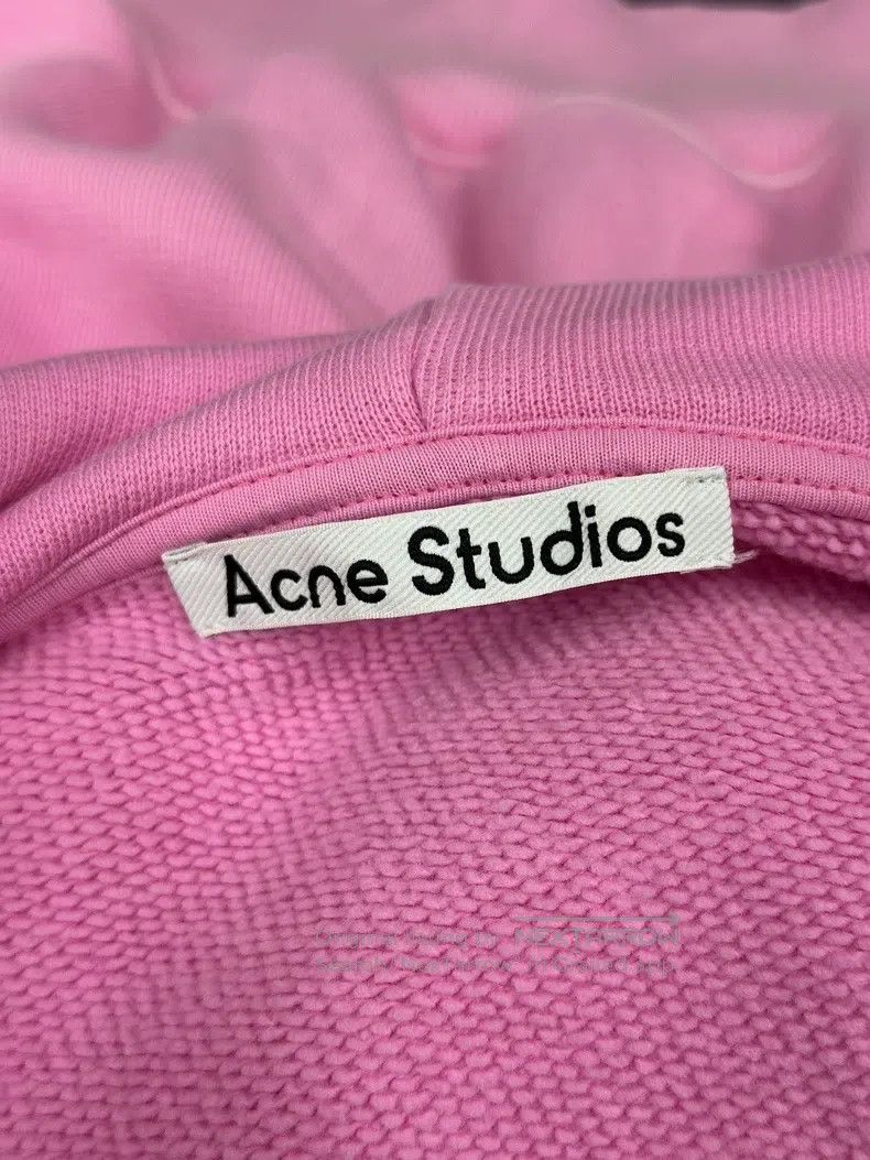 Acne Studios Acne Studios Pink Hooded Sweatshirt Size XXS / US 00 / IT 34 - 5 Thumbnail