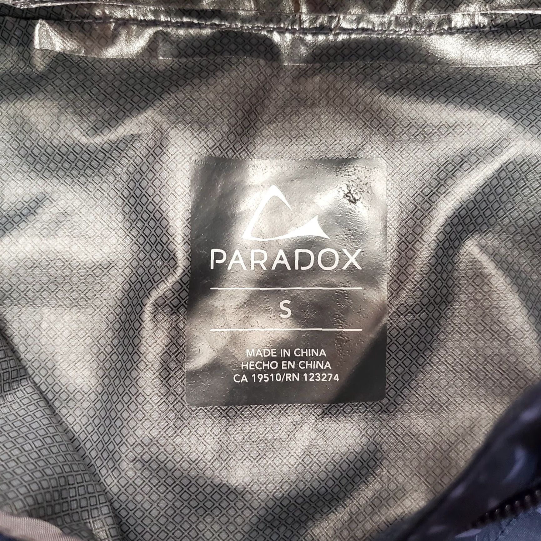 Vintage Paradox Rain Jacket Women S Blue Hooded Zip Pockets Lightweight Polyurethane Waterproof All Seasons Wind-Resistant Size S / US 4 / IT 40 - 4 Thumbnail