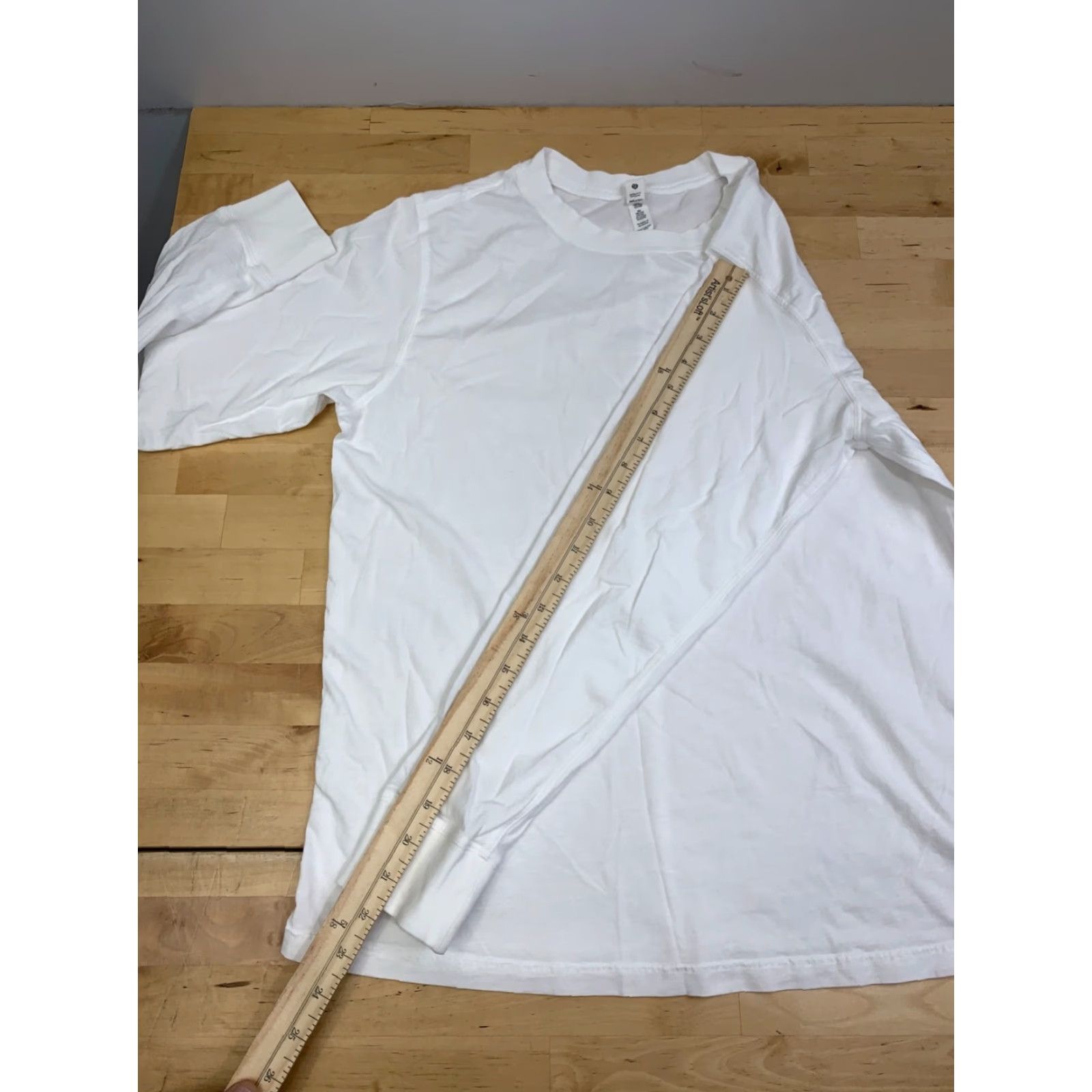 Lululemon Lululemon All Yours Long Sleeve Top Women 4 White Casual Activewear 13002 Size S / US 4 / IT 40 - 5 Thumbnail