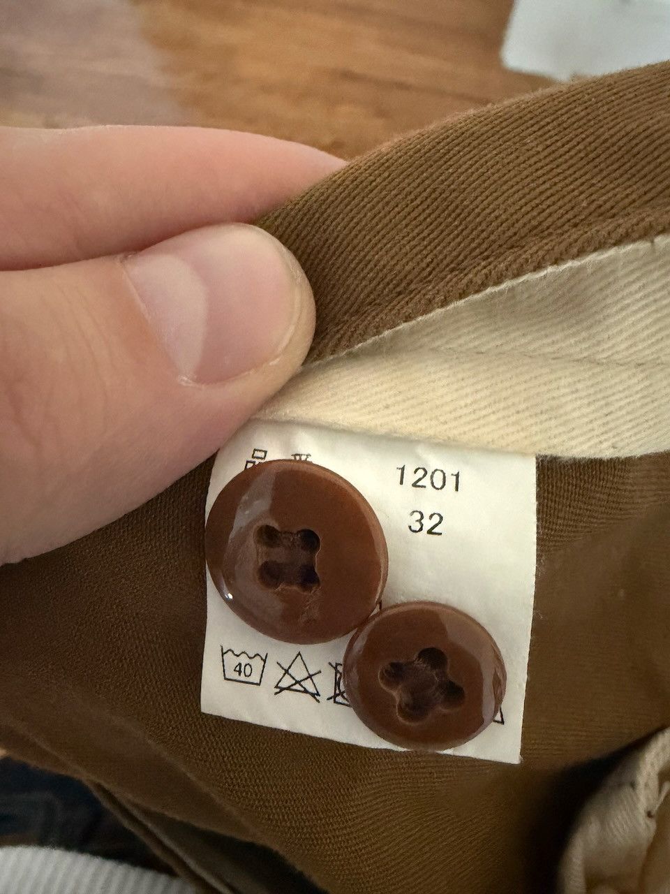Full Count & Co. Full Count U.S Army Chino 41 Trousers - Brown Size US 32 / EU 48 - 4 Thumbnail