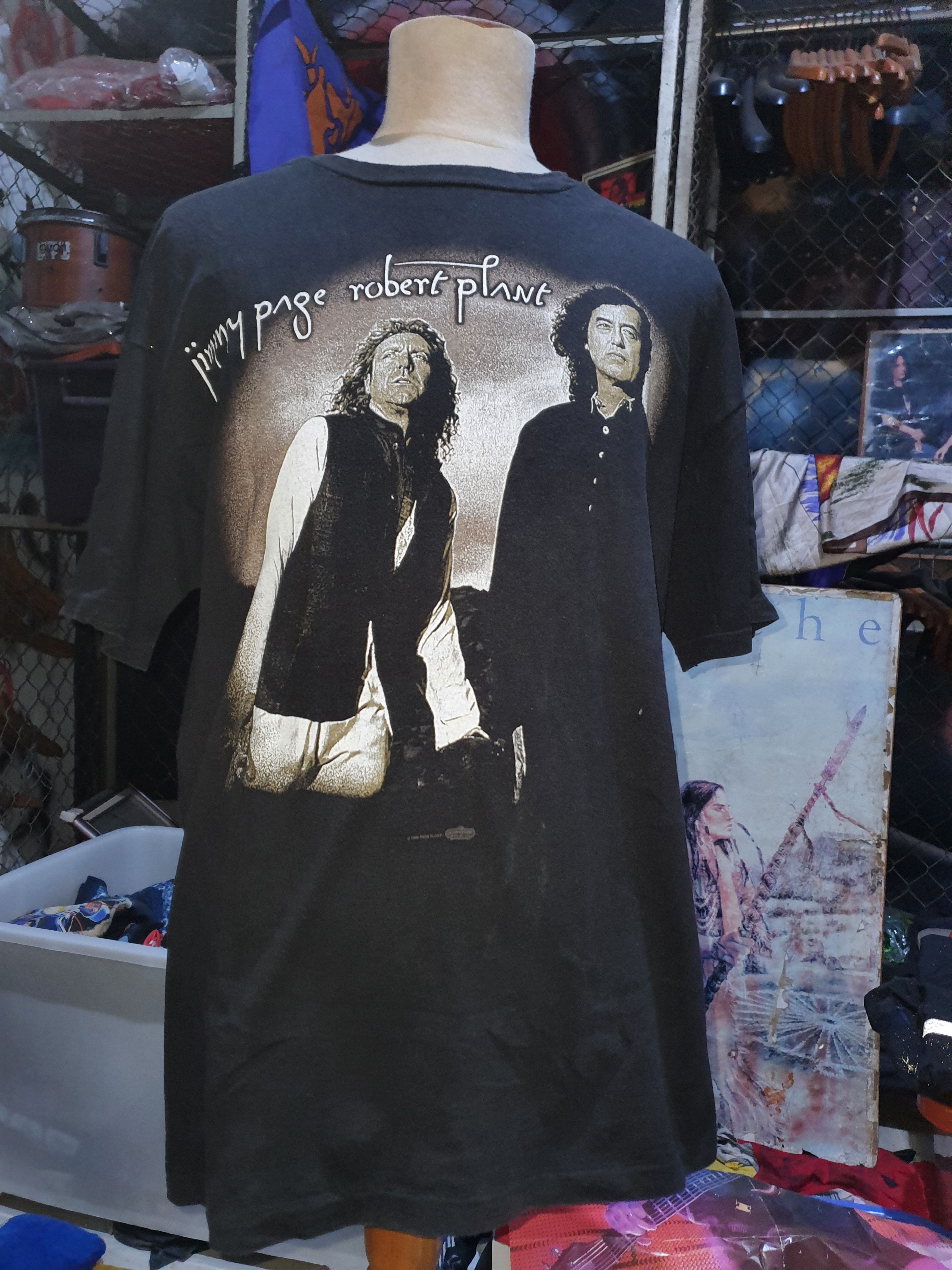 Led Zeppelin × Vintage 90s Led Zeppelin XL Size US XL / EU 56 / 4 - 2 Thumbnail