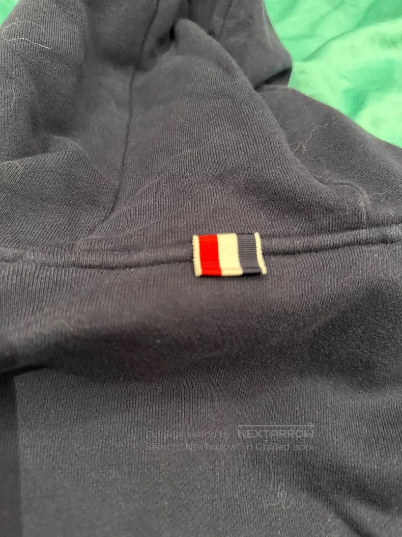 Thom Browne Thom Browne Black Hooded Sweatshirt Size US XL / EU 56 / 4 - 7 Thumbnail