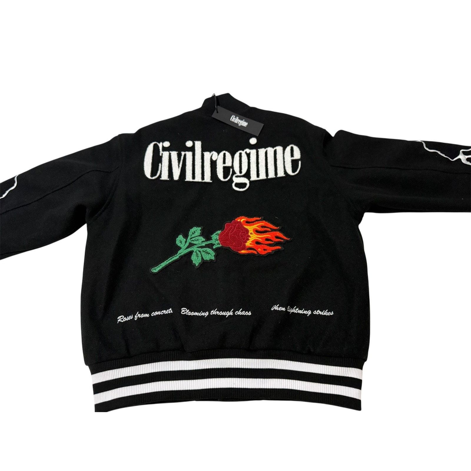 Civil Regime Civil Regime Night Strikes Varsity Jacket Small Embroidered Size US S / EU 44-46 / 1 - 1 Thumbnail