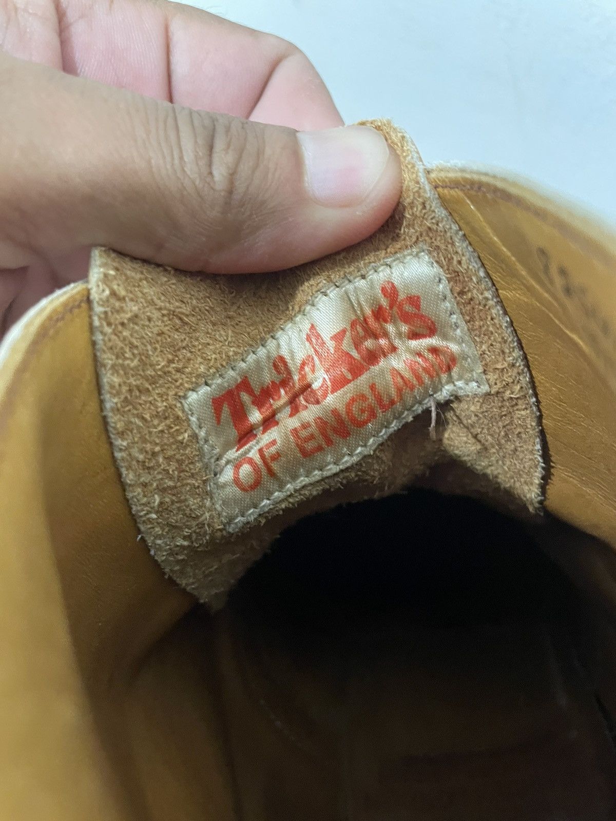 Tricker's Trickers Wingtip Boots Full Leather Made in England 🏴󠁧󠁢󠁥󠁮󠁧󠁿 Unisex Size US 5.5 / EU 38 - 11 Thumbnail
