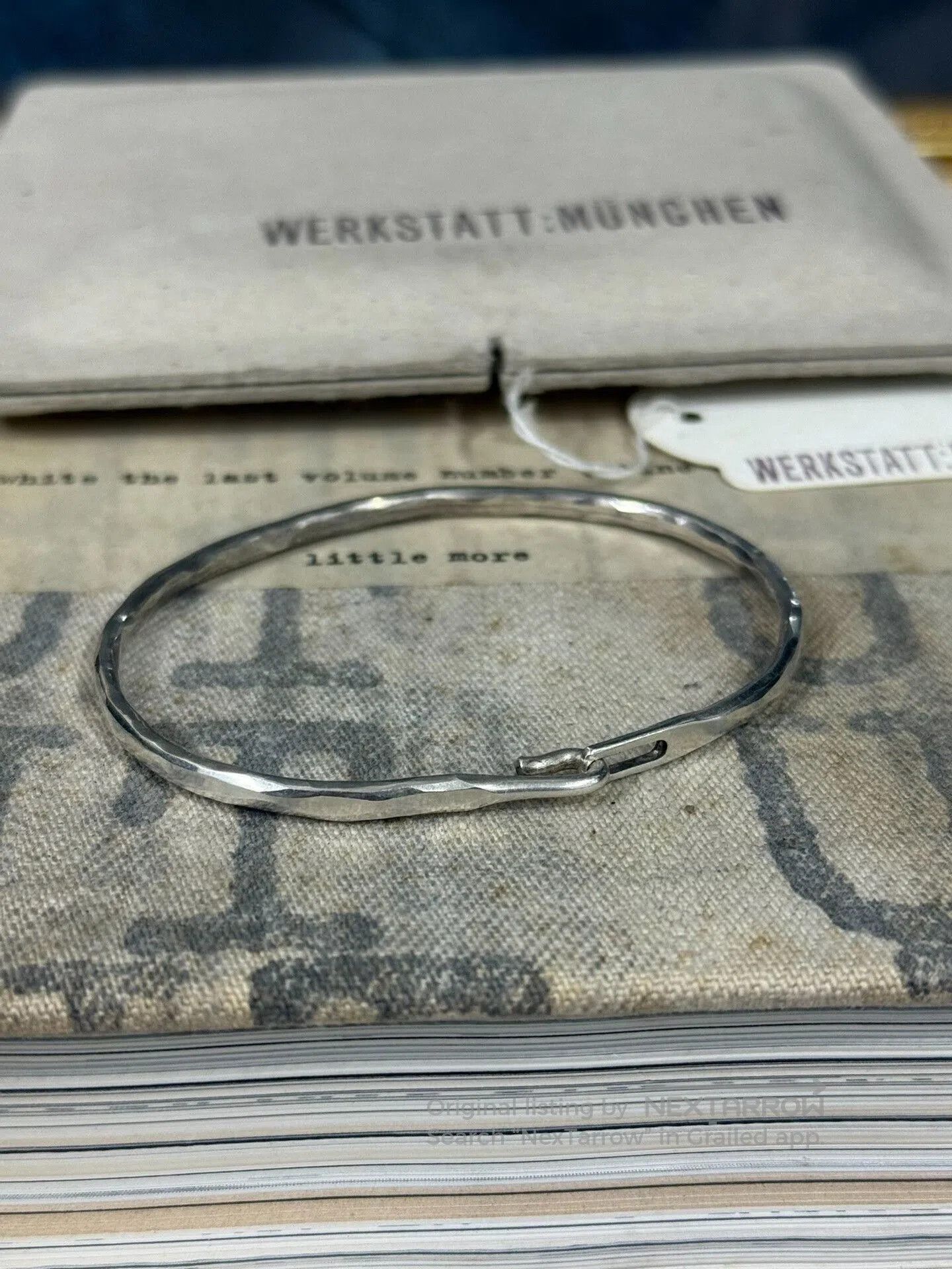 Werkstatt Munchen Werkstatt Munchen Silver Bangle Bracelet S Size. Size ONE SIZE - 3 Thumbnail