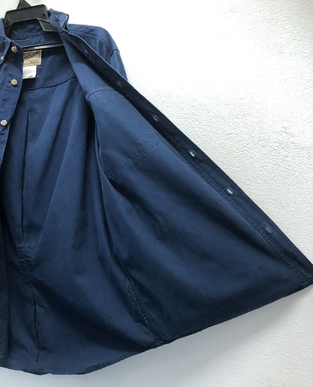 Vintage Woolrich Outdoor Guide Collection Men's Navy Button-Up Shirt Size US M / EU 48-50 / 2 - 15 Thumbnail