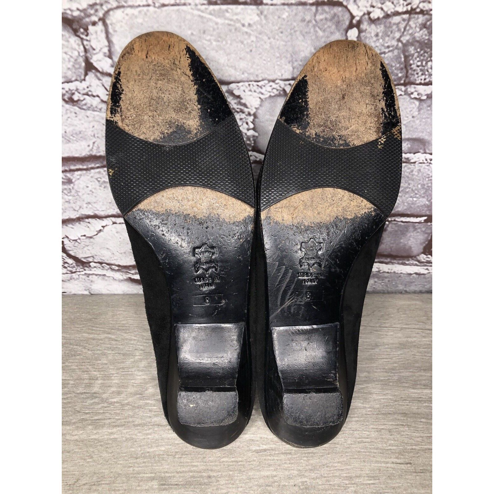 Aquatalia Aquatalia Black Suede Leather Low Heel Closed Mules Shoes Wo Size US 8 / IT 38 - 8 Thumbnail