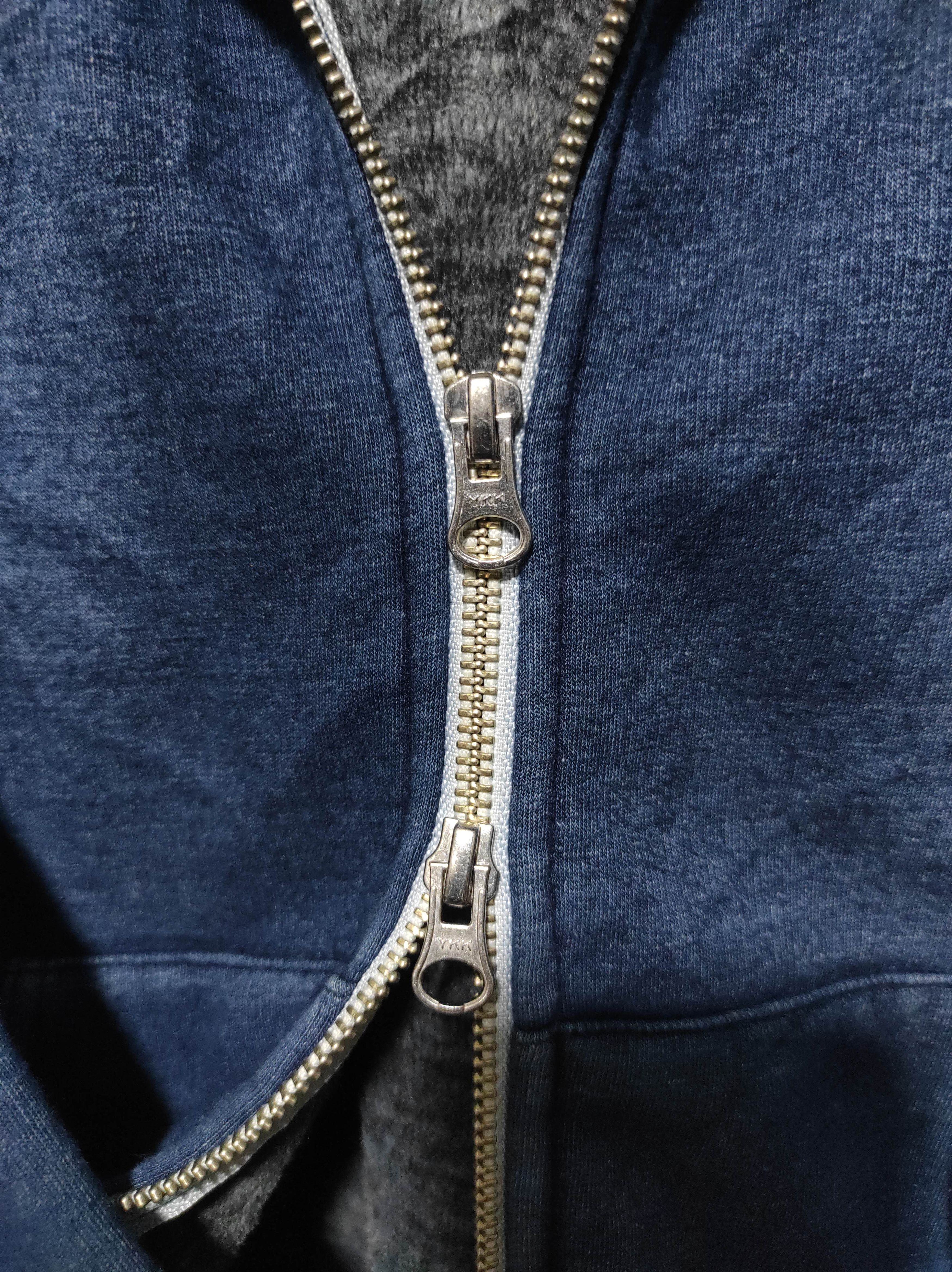 Hysteric Glamour Flash Packer Sherpa Denim Double Zipper Fur Hoodie LGB style Size US M / EU 48-50 / 2 - 4 Thumbnail