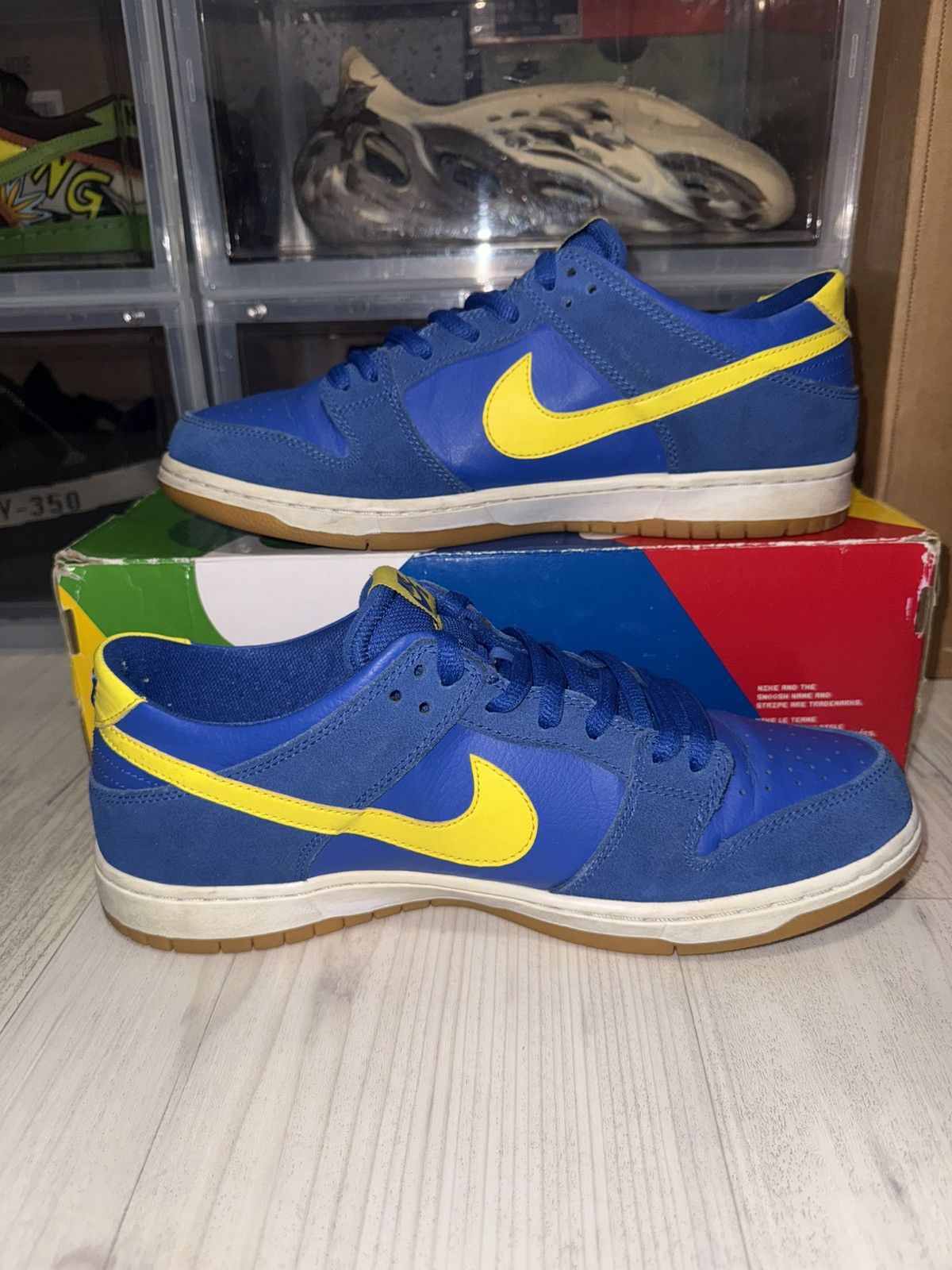 Nike SB Nike SB Dunk Low Pro Boca Jr 2017 Size US 11.5 / EU 44-45 - 3 Thumbnail