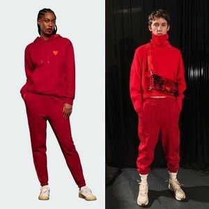 Adidas × Ivy Park Adidas x Ivy Park Design Sweat Pants Unisex Power Red Jogger Size US 32 / EU 48 - 1 Thumbnail