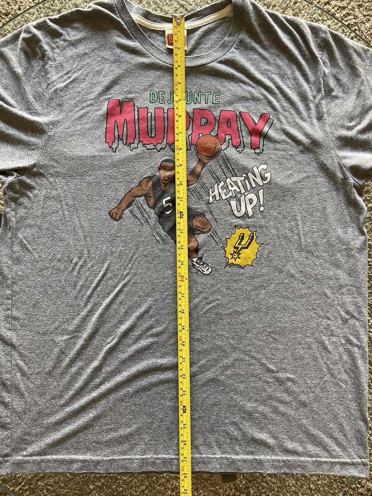 Homage Vintage homage De Jounte Murry Spurs “Heating Up” Tee Size US XL / EU 56 / 4 - 3 Thumbnail