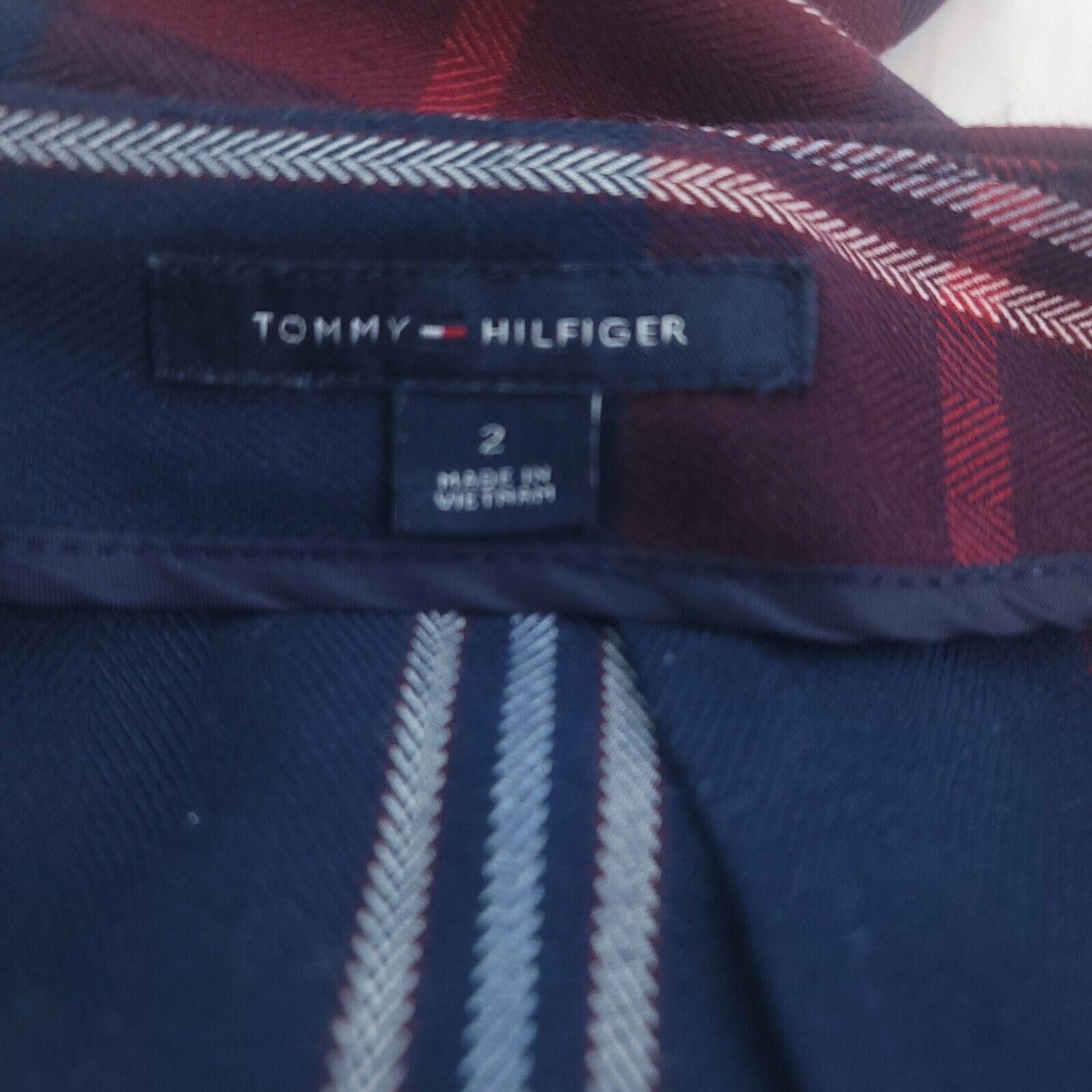 Tommy Hilfiger Tommy Hilfiger Size 2 Red White Blue Plaid Skirt Size 26" / US 2 / IT 38 - 4 Thumbnail