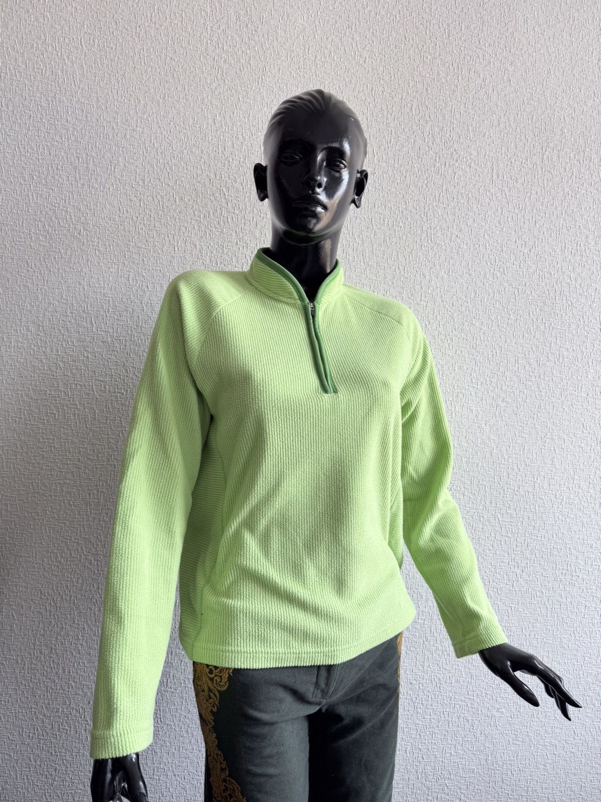 Patagonia Patagonia green synchilla fleece wmns longsleeve Size L / US 10 / IT 46 - 2 Thumbnail