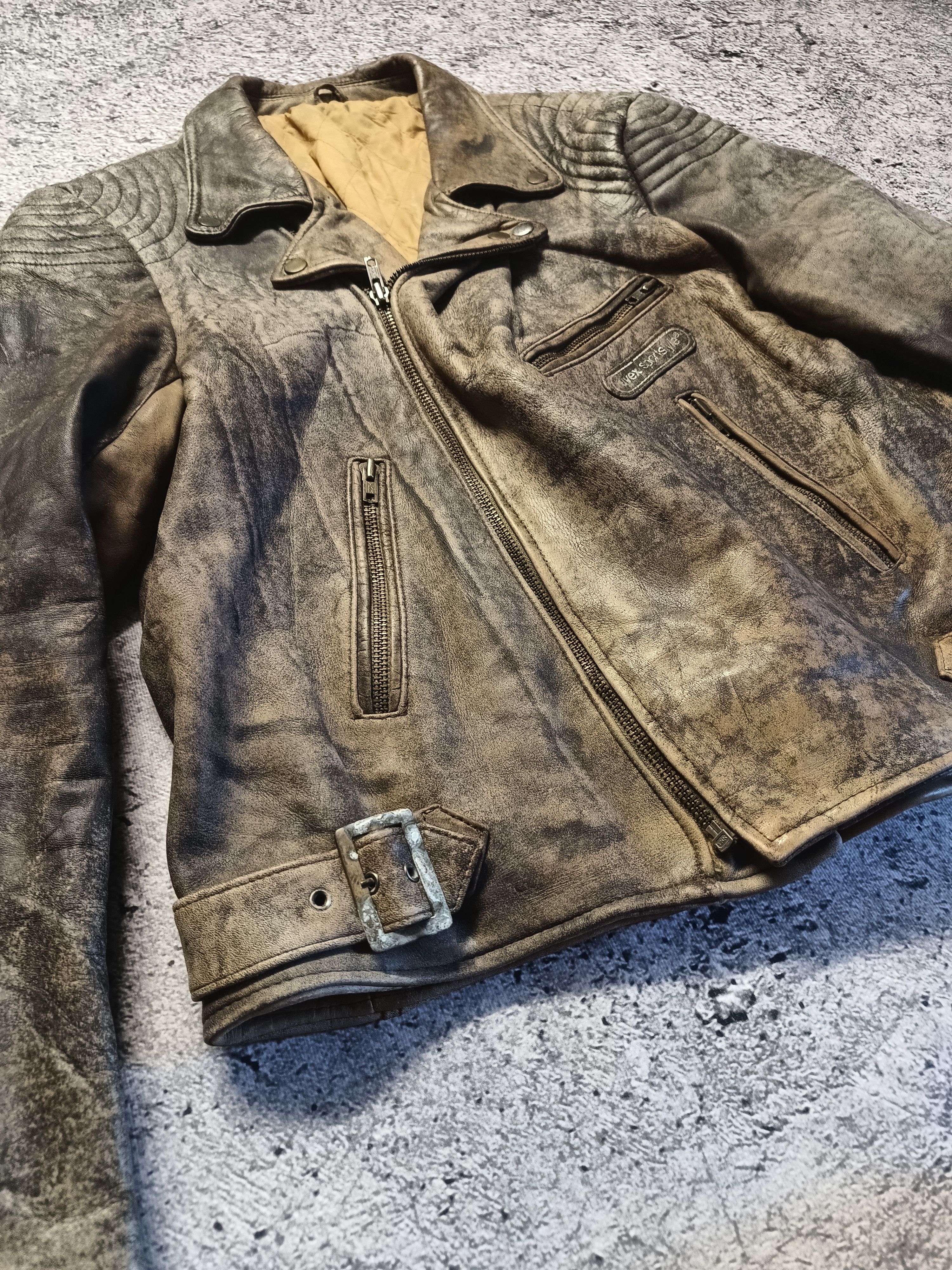 Vintage Vintage 90s Leather Jacket Premium Leather Acne Avirex Style Size US M / EU 48-50 / 2 - 4 Thumbnail