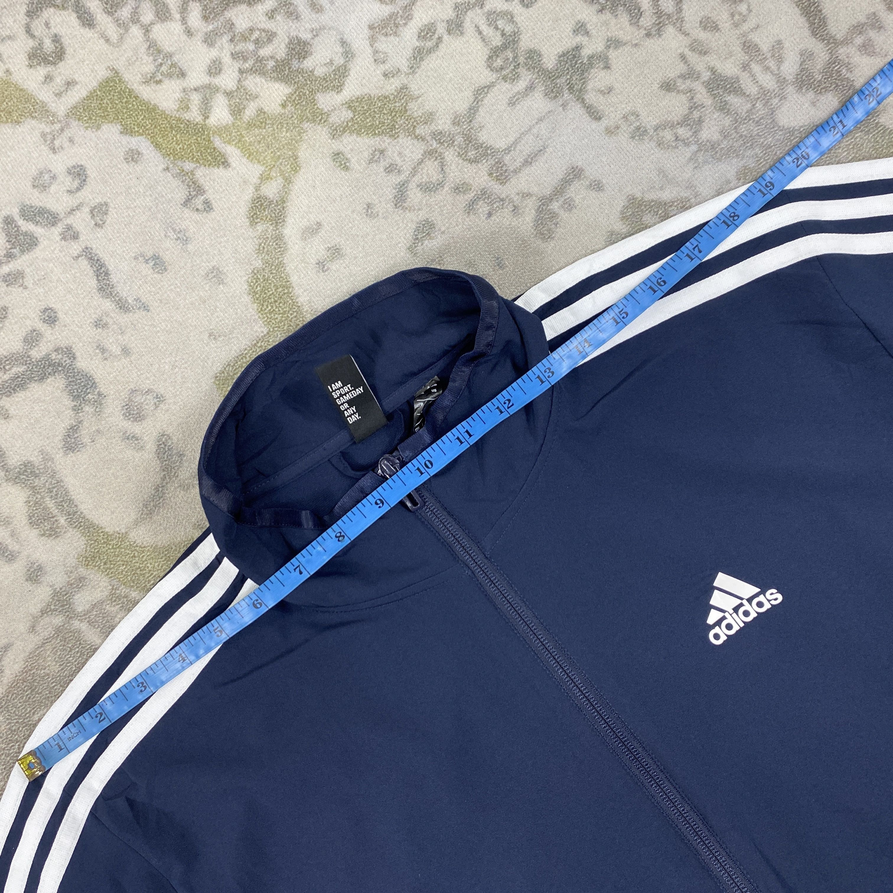 Adidas Vintage Adidas Lined Full Zip Men's Jacket- J433 Size US S / EU 44-46 / 1 - 6 Thumbnail