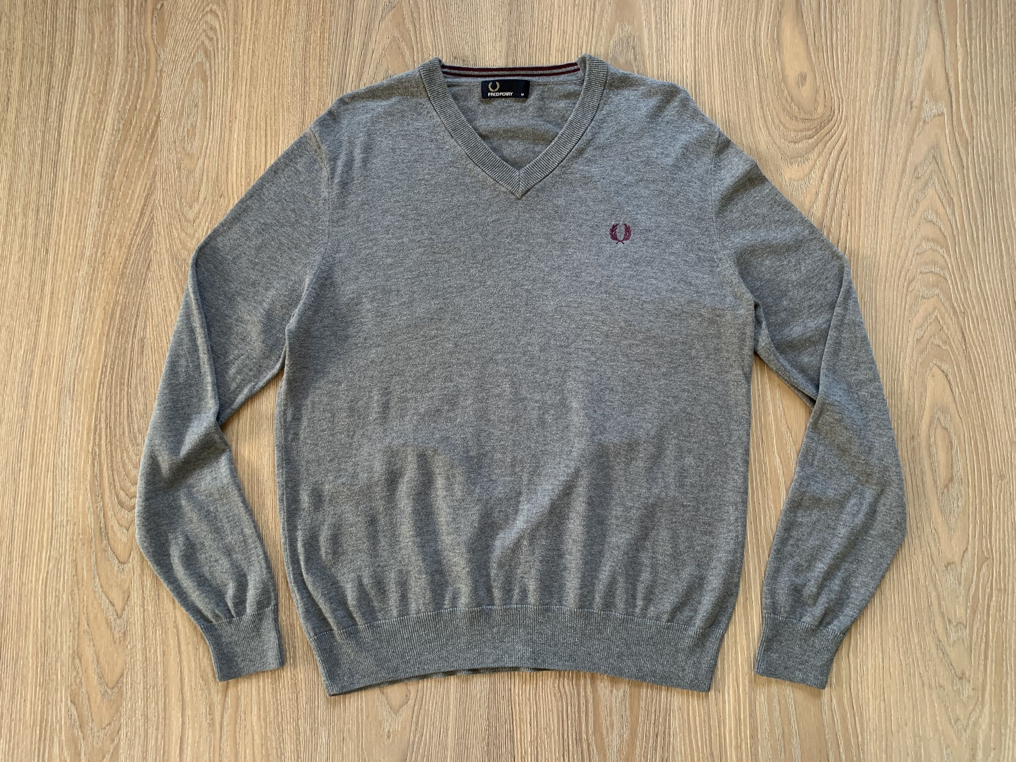 Fred Perry × Vintage Fred Perry Classic Cotton Pullover Size US M / EU 48-50 / 2 - 2 Thumbnail