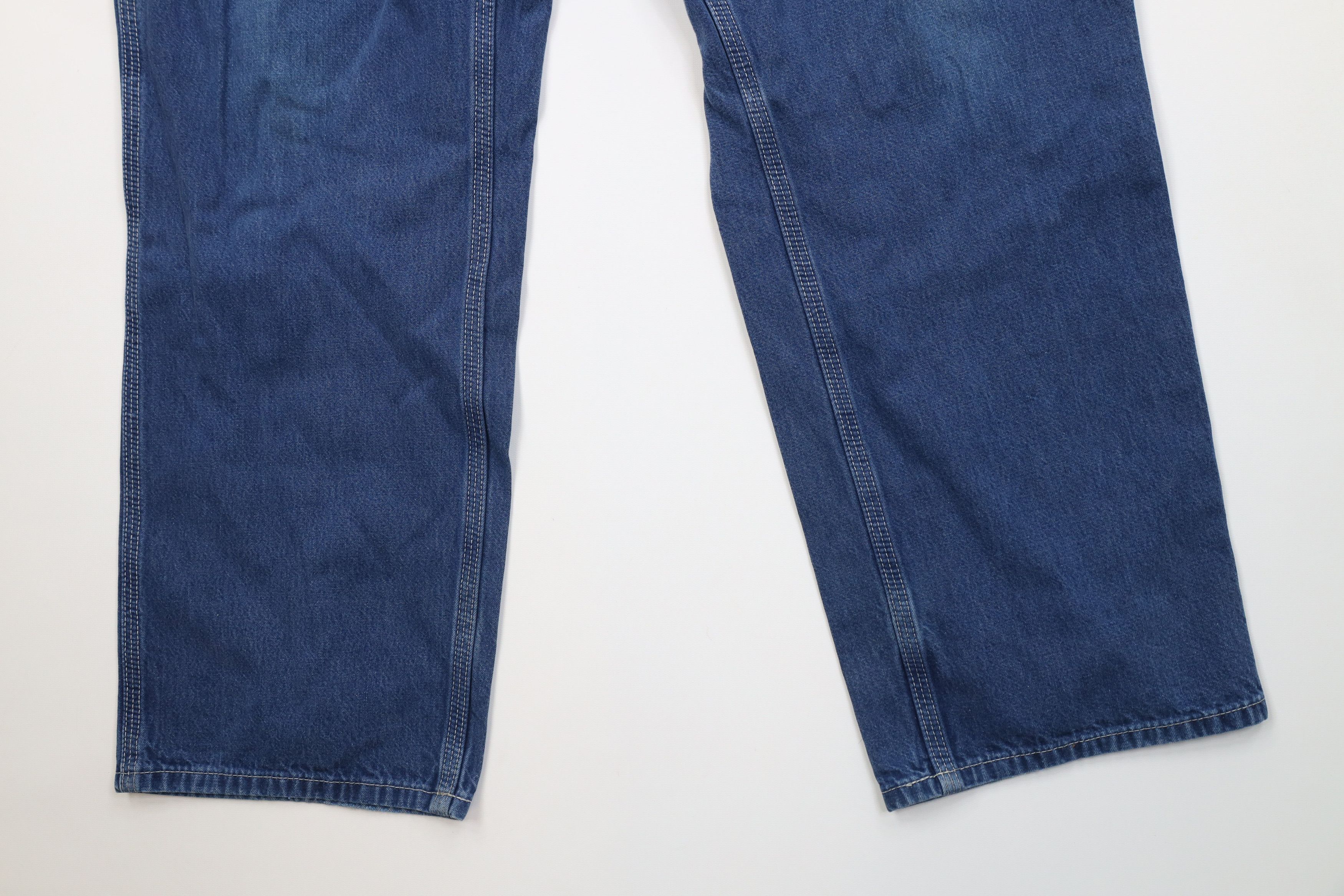 Carhartt Vintage Y2K Carhartt Wide Leg Dungaree Denim Jeans Blue Size US 40 / EU 56 - 4 Thumbnail