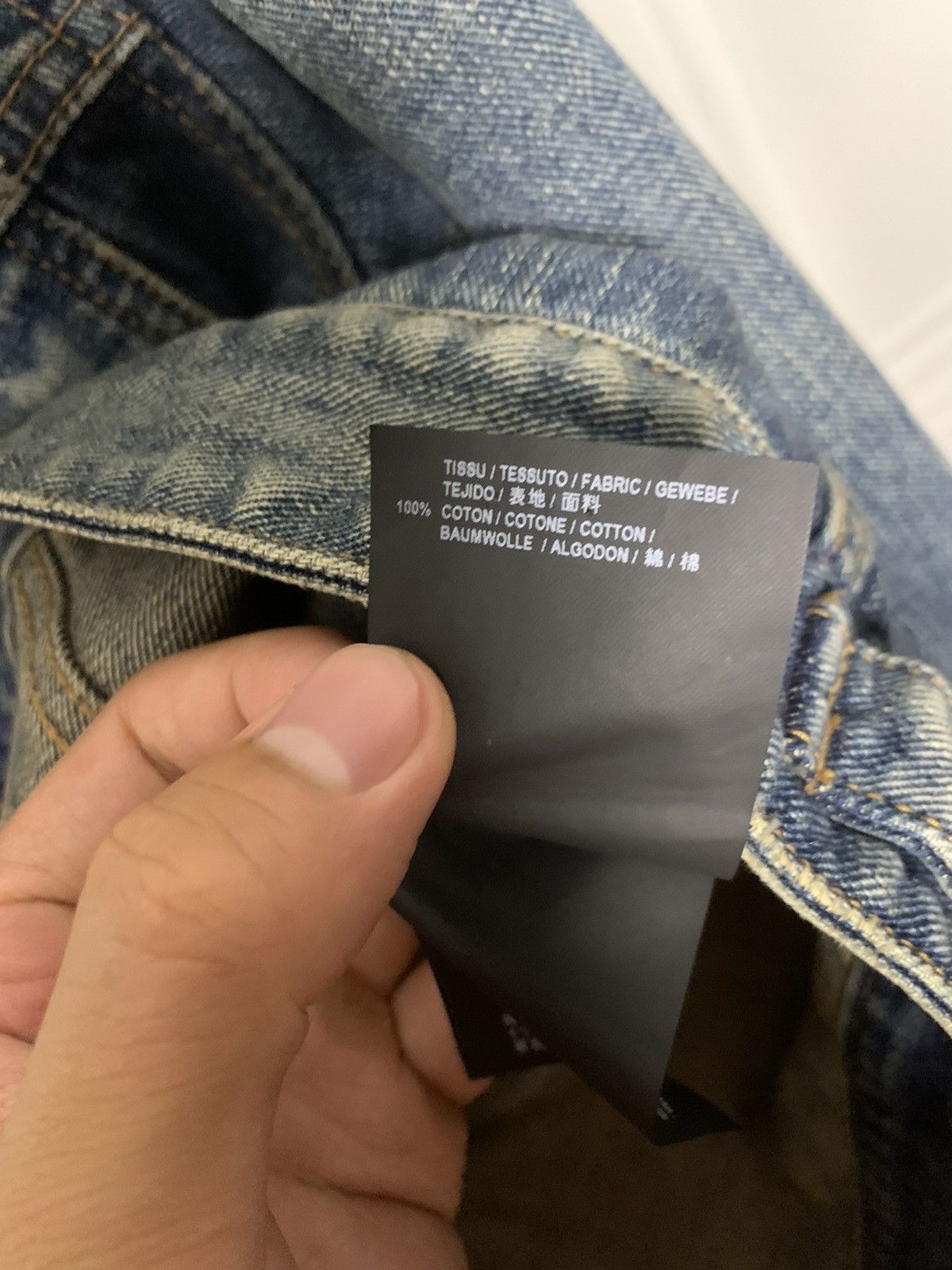 Saint Laurent Paris Saint Laurent 2017SS Sweet dreams denim jacket Size US L / EU 52-54 / 3 - 7 Thumbnail
