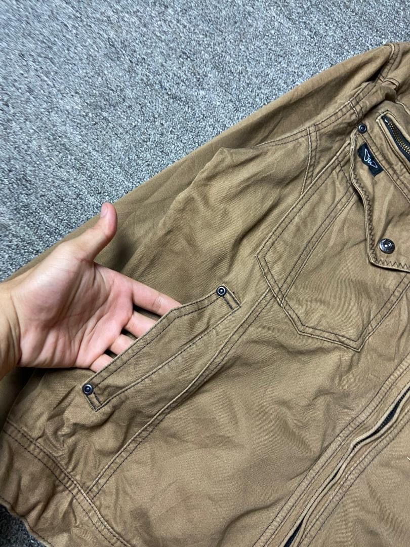 Japanese Brand Gin Washi Men’s Workwear Multipocket Jacket (178) Size US L / EU 52-54 / 3 - 7 Thumbnail