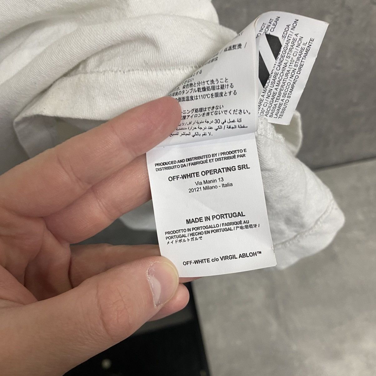 Off-White OFF WHITE Temperature Map Spliced T-Shirt Size US M / EU 48-50 / 2 - 24 Thumbnail