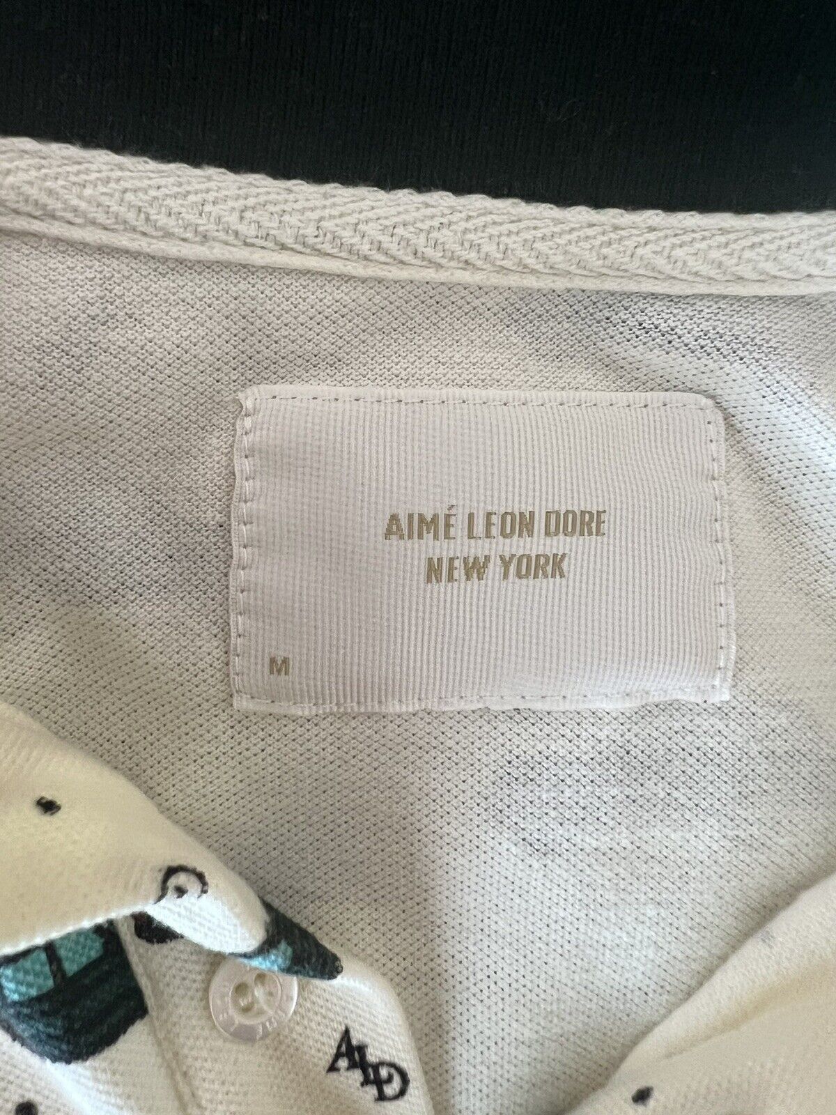 Aime Leon Dore Sport Utility Range Rover Cream Polo Men’s Size Medium Size US M / EU 48-50 / 2 - 3 Thumbnail